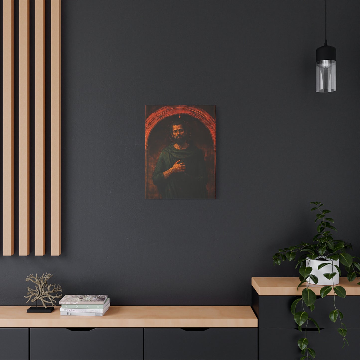 Saint Bartholomew Canvas Print - Multiple Sizes - Catholic Home art - Museum Wrapped Canvas - Sanctified Souls Print
