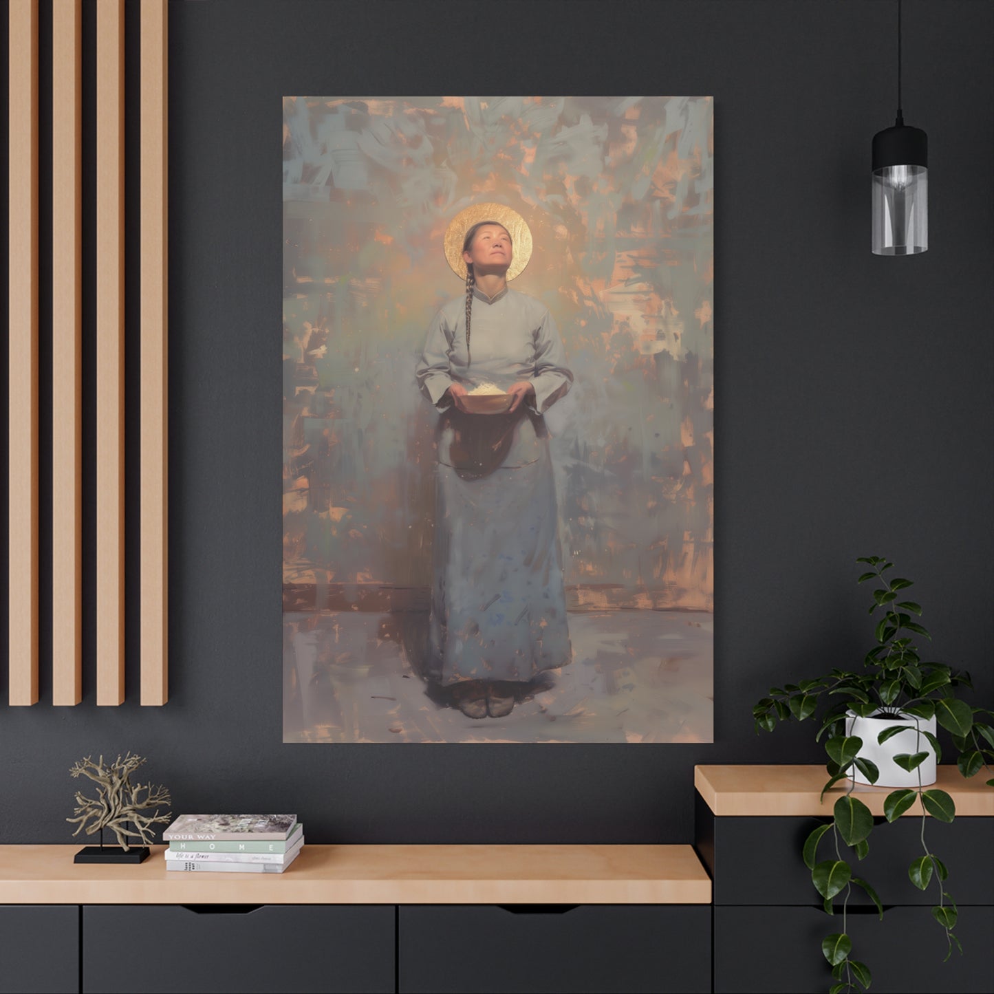 Saint Martha Wang - Chinese Martyr Saint - Gallery Wrapped Canvas - Print - Religious Art for your Home - Catholic Art