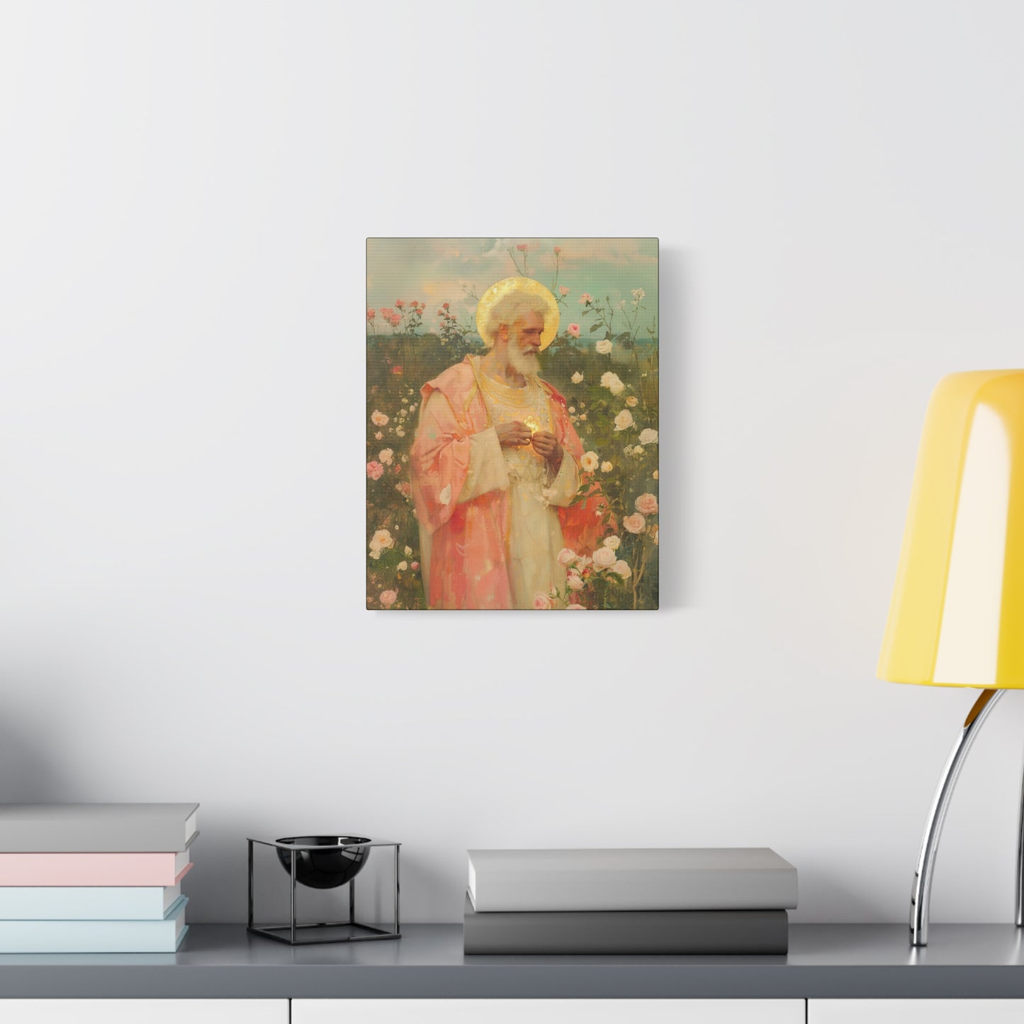 Saint Valentine - Multiple Sizes - Catholic Home art - Museum Wrapped Canvas - Sanctified Souls Print - Catholic Saint Art