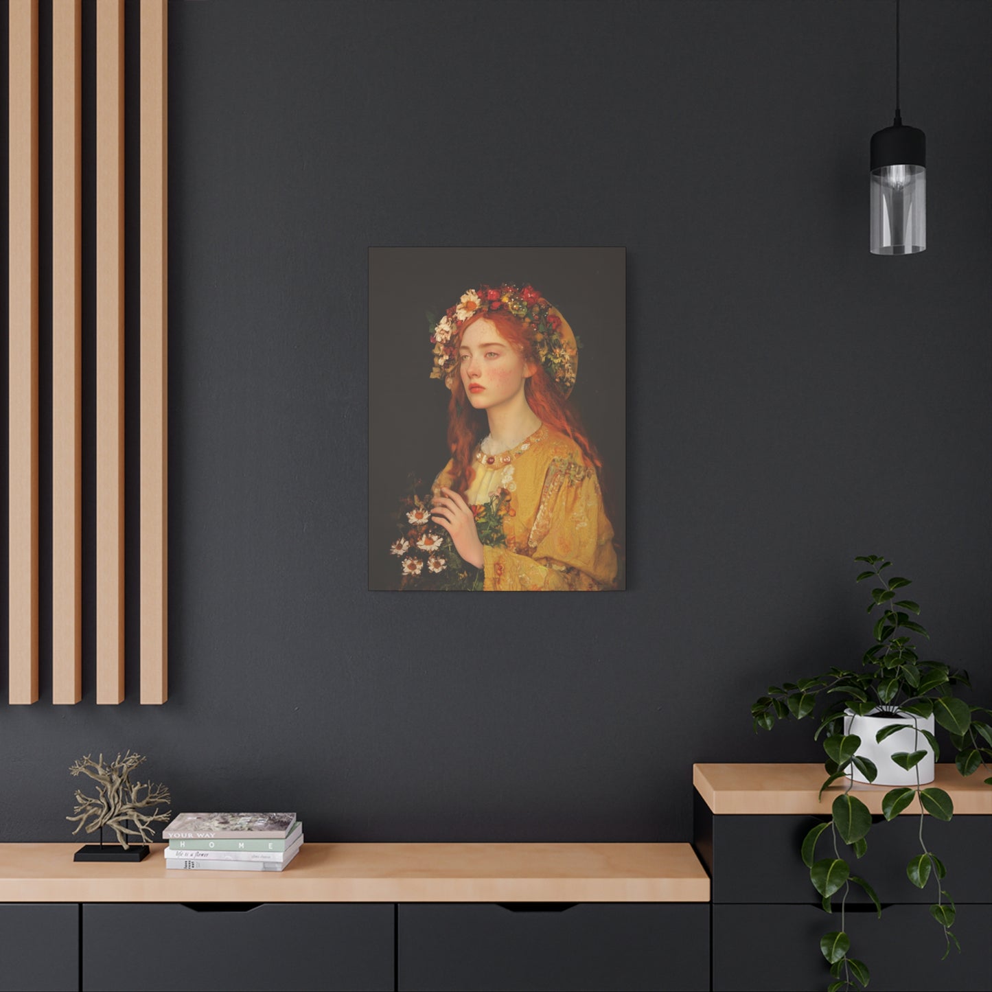 Radiance of Repentance - Mary Magdalene's Renewal - Museum Wrapped Canvas - Print - Religious Art for your Home - Prayer Room - Catholic