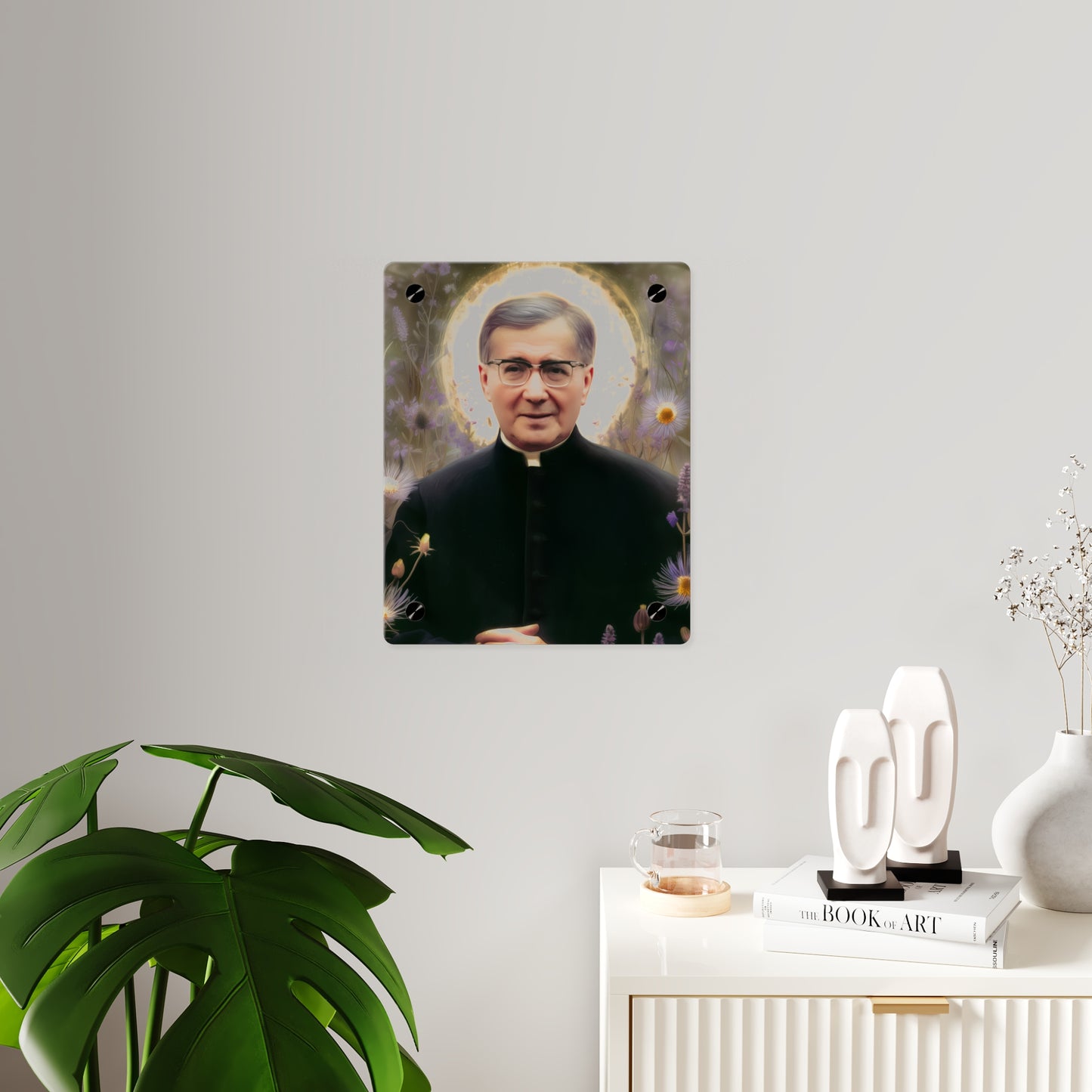 Saint Josemaría Escrivá de Balaguer Acrylic Wall Art Panel - Ready to Hang Acrylic Print - Catholic Saint Art