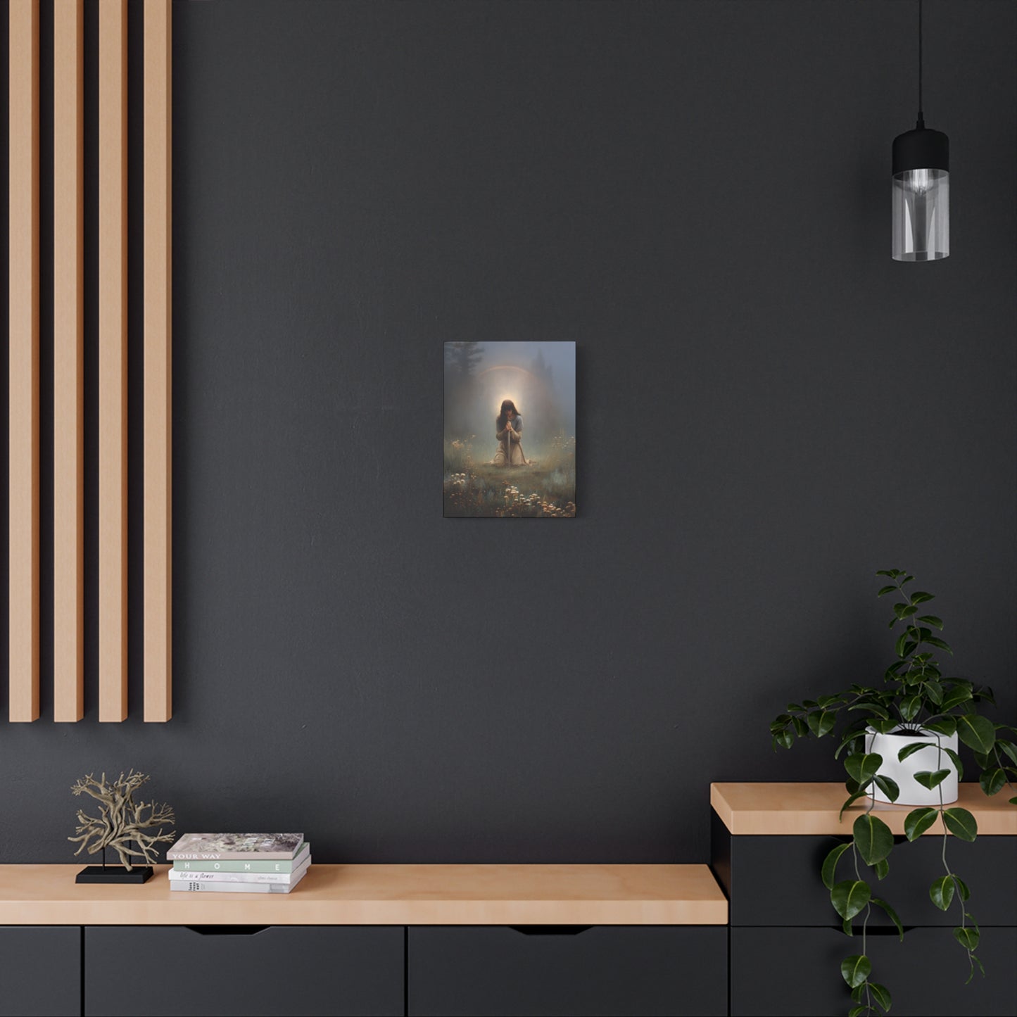 Saint Joan of Arc - Museum Wrapped Canvas - Sanctified Souls Print - Religious Art for your Home - Catholic Patron Saint Art