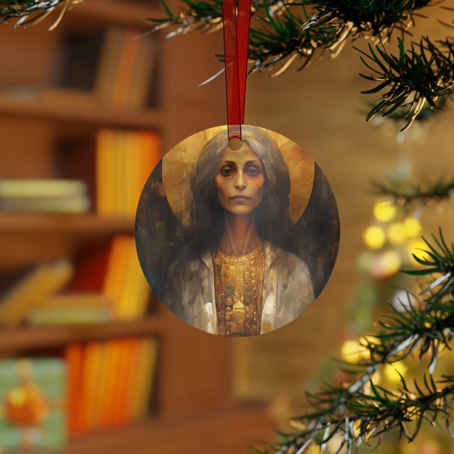 Saint Mary of Egypt - Religious Holiday Christmas Ornament and Keepsake - Double sided Keepsake Religious Ornament