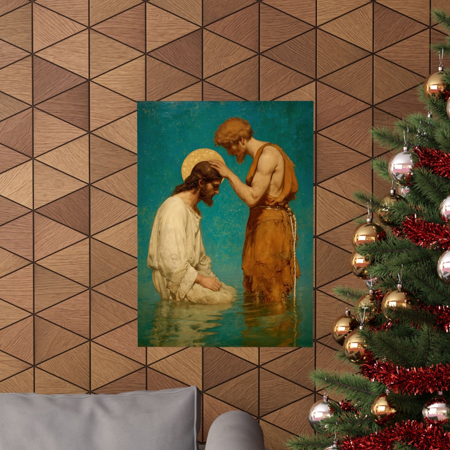 Saint John the Baptist, The Prophet and the Promise - Sanctified Souls Print - Multiple Sizes - Premium Matte Vertical Posters