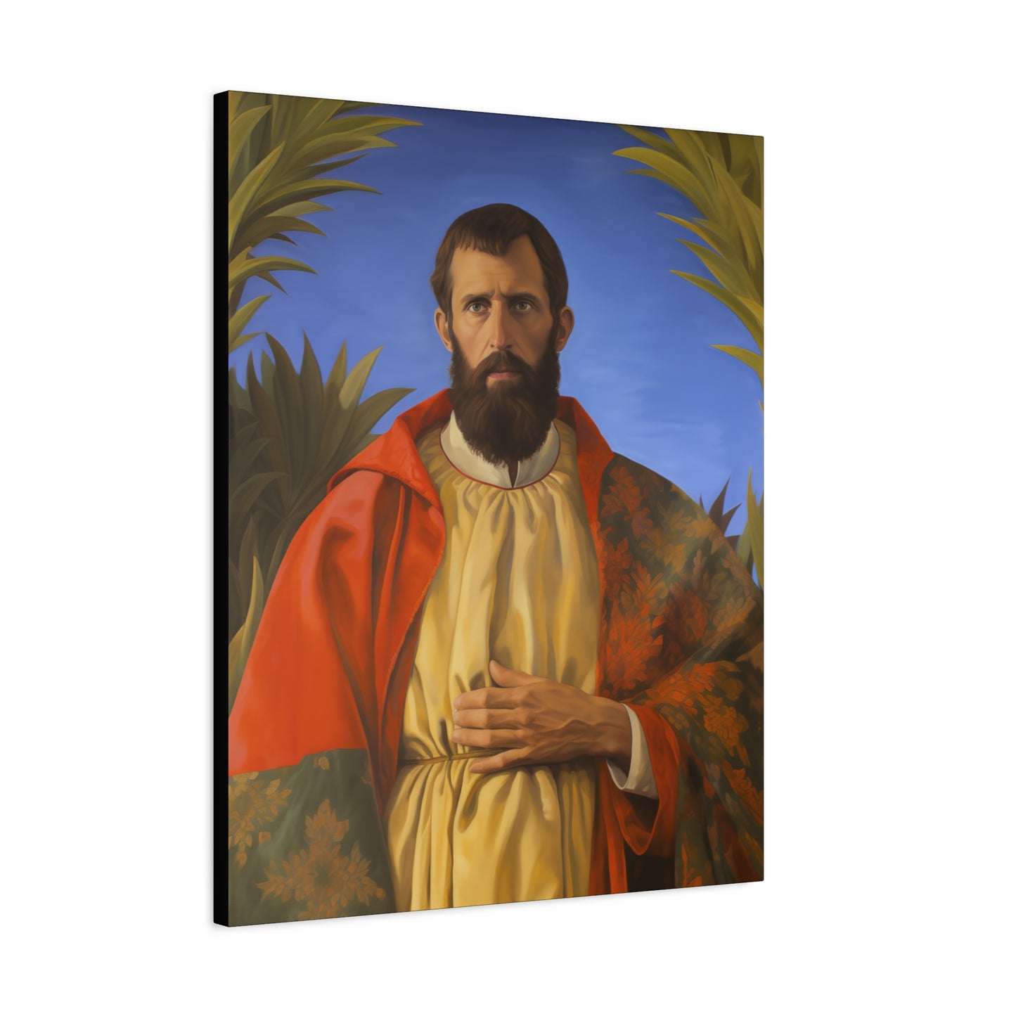 Saint Thomas the Apostle - Museum Wrapped Canvas - Sanctified Souls Print - Religious Art for your Home