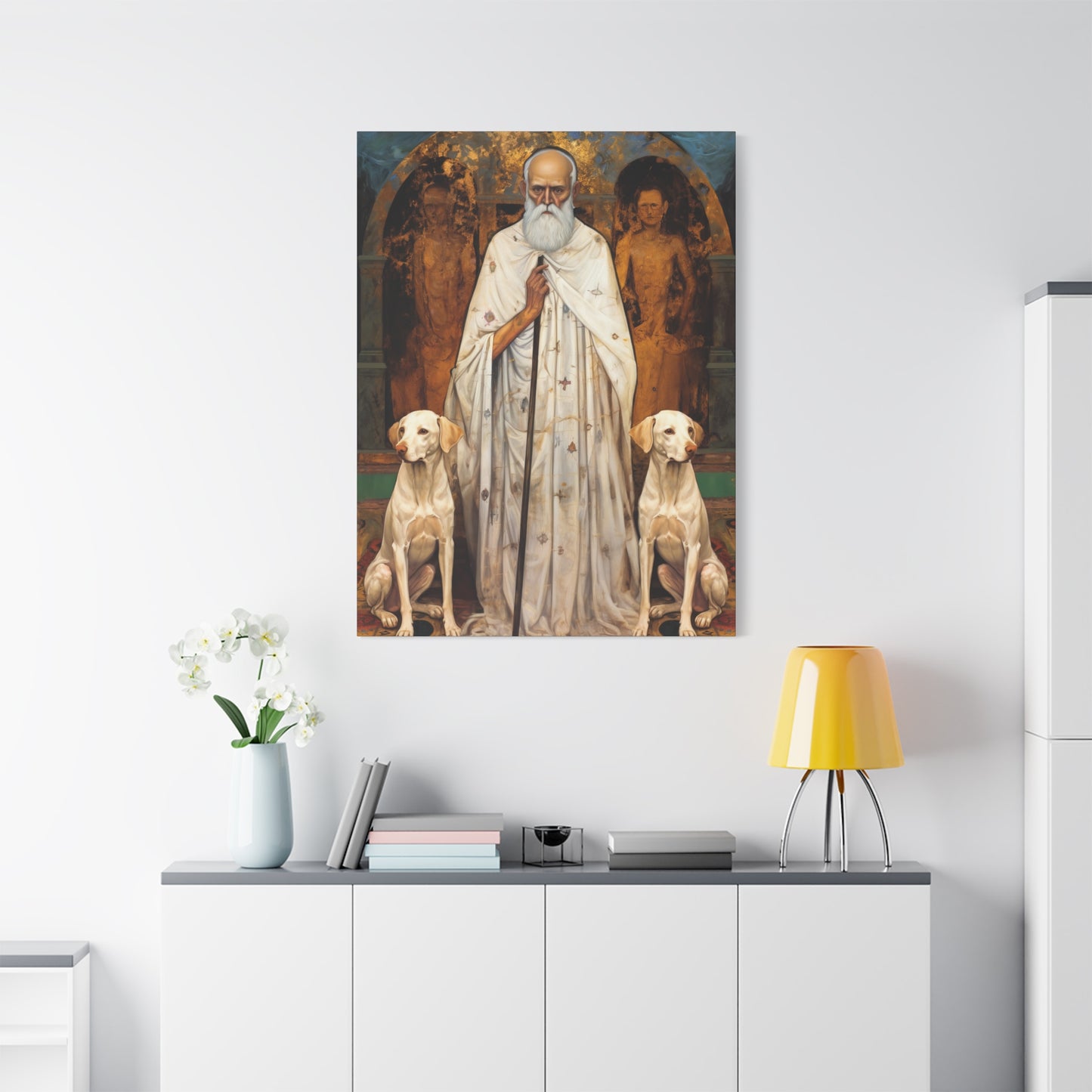 Saint Lazarus of Bethany Canvas Print - Multiple Sizes - Catholic Home art - Museum Wrapped Canvas - Sanctified Souls Print