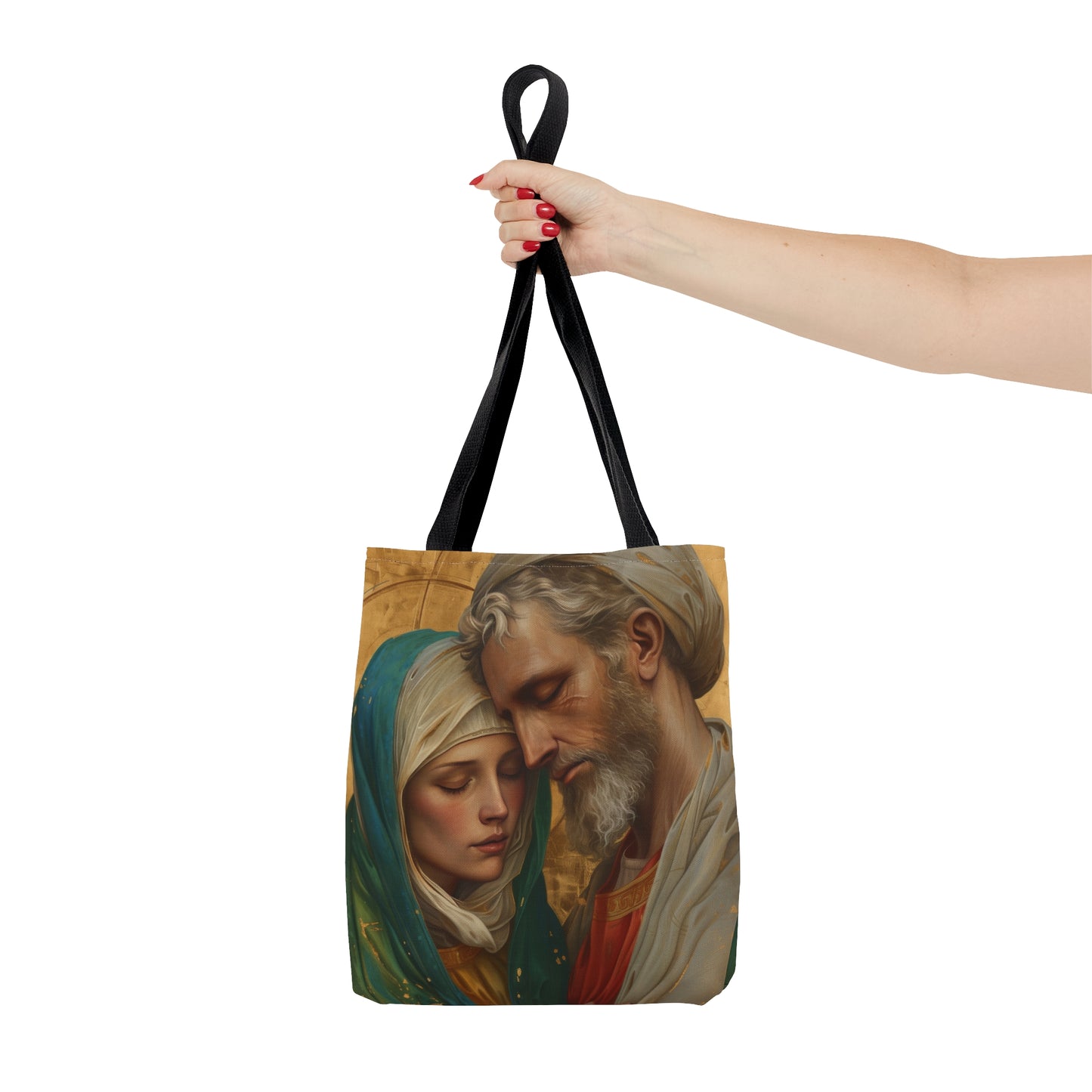 Saints Peter and Fevronia of Murom Tote Bag - Purse - Three sizes - Large Medium Small Bag - Catholic faith carry-all purse - Double Sided