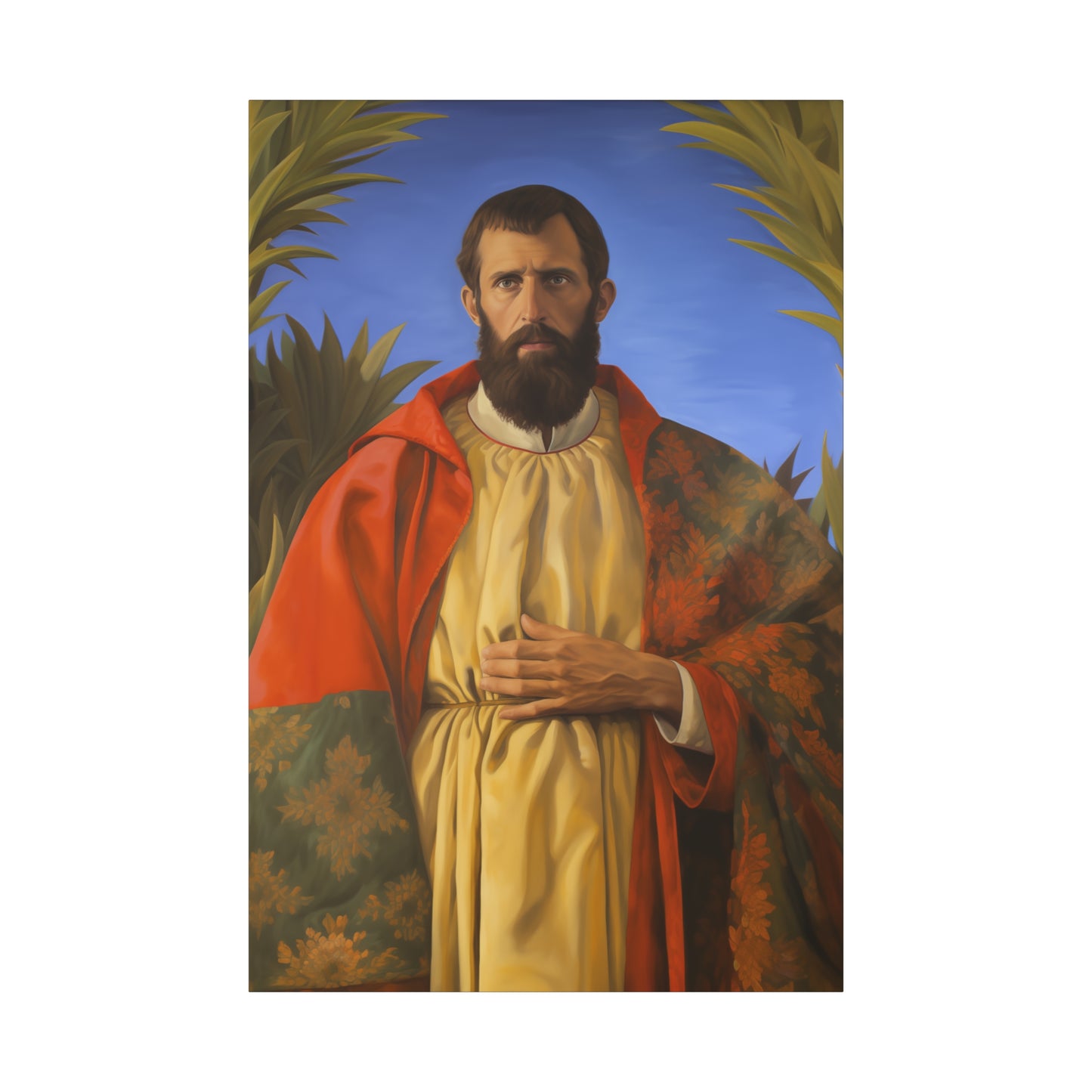 Saint Thomas the Apostle - Museum Wrapped Canvas - Sanctified Souls Print - Religious Art for your Home