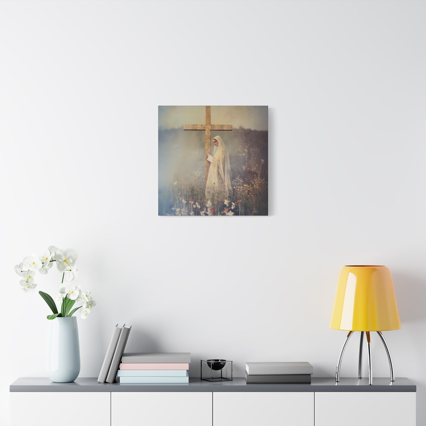 The Feast of the Exaltation of the Holy Cross - Multiple Sizes - Catholic Home art - Museum Wrapped Canvas - Sanctified Souls Print
