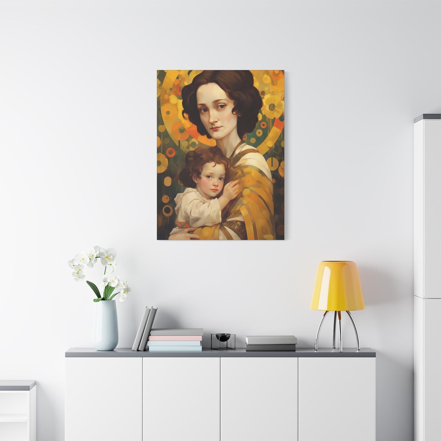 Saint Gianna Beretta Molla - Gallery Wrapped Canvas - Sanctified Souls Print - Religious Art for your Home