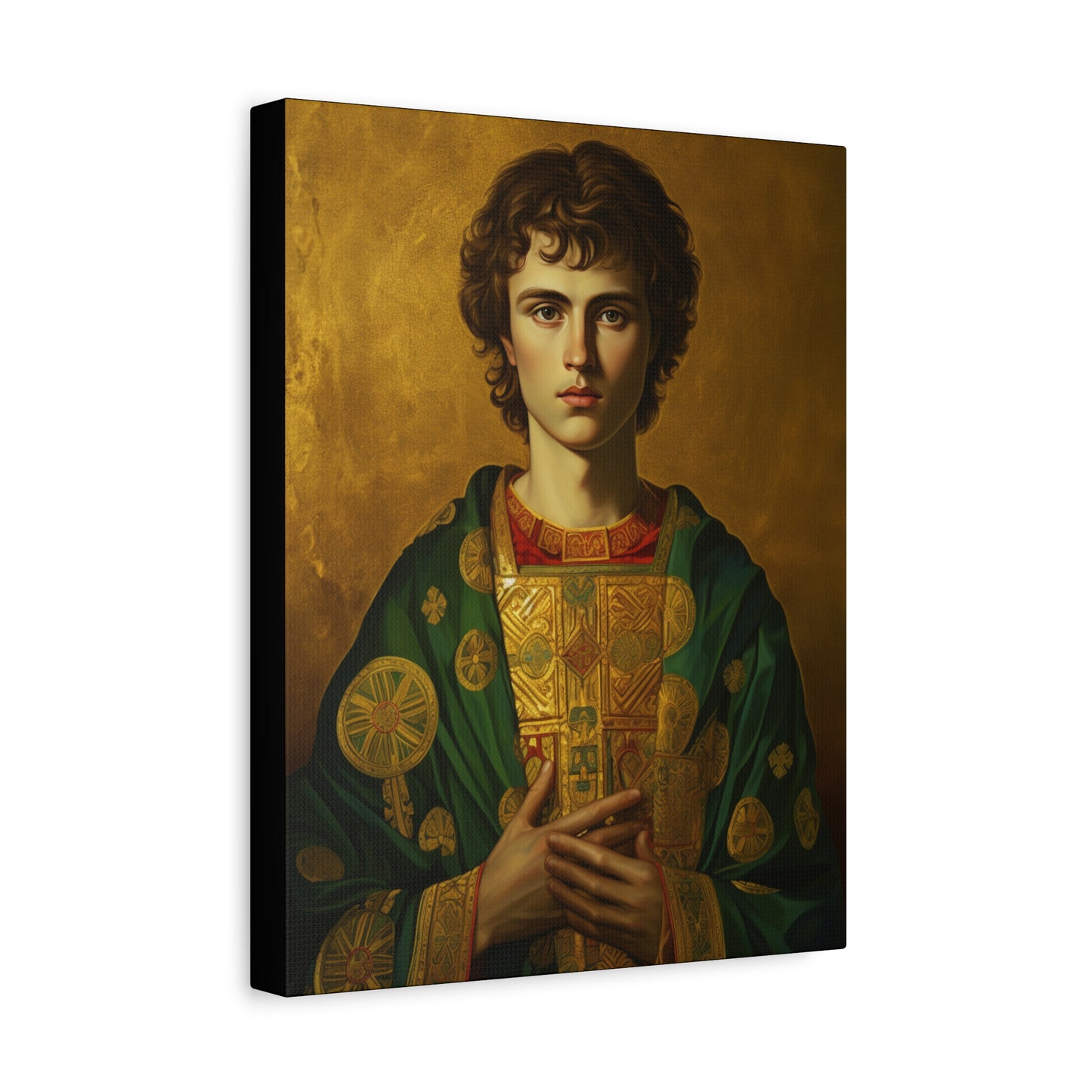 Saint Pantaleon Canvas Print - Multiple Sizes - Catholic Home art - Museum Wrapped Canvas - Sanctified Souls Print