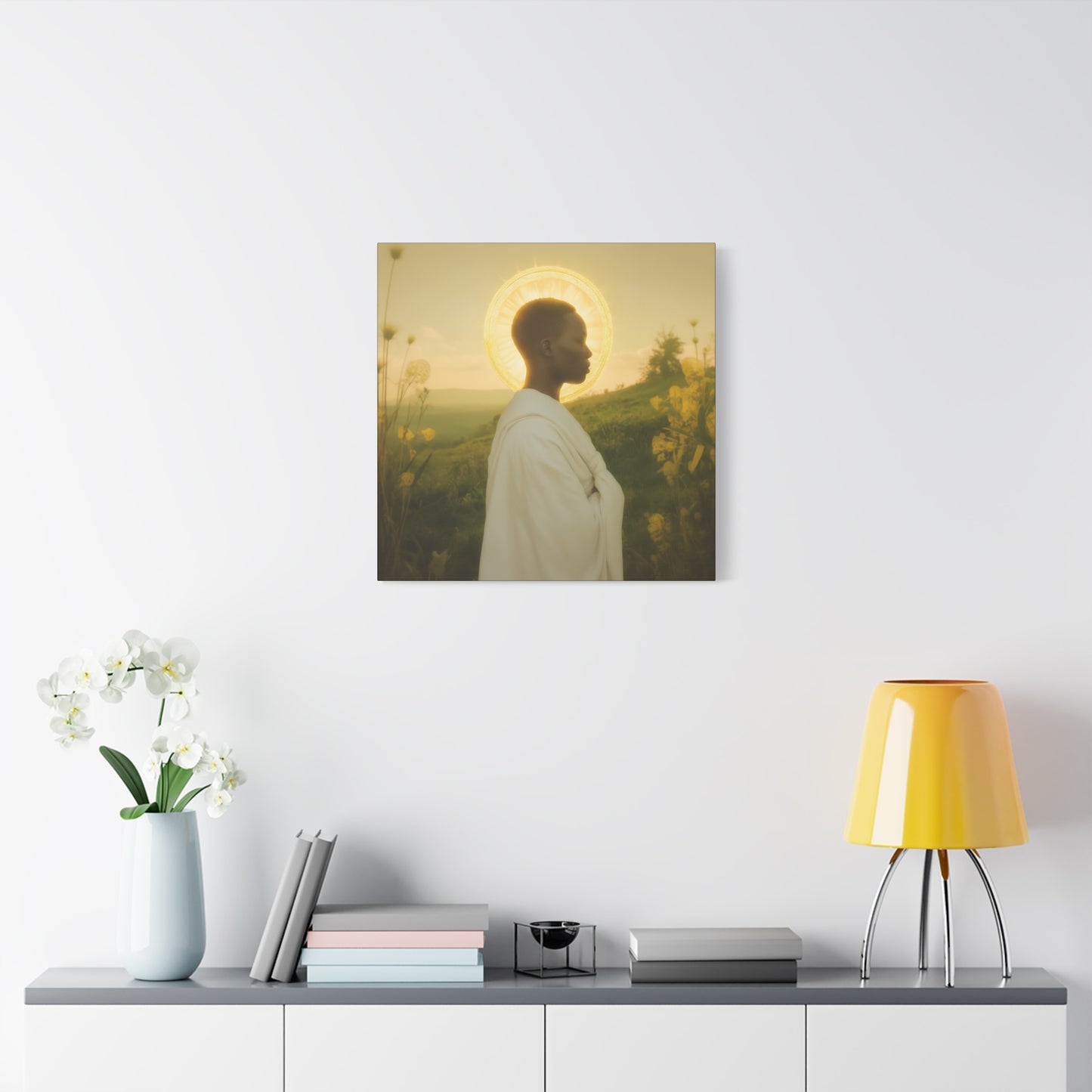Saint Charles Lwanga - Museum Wrapped Canvas - Sanctified Souls Print - Religious Art for your Home - Catholic Patron Saint Art