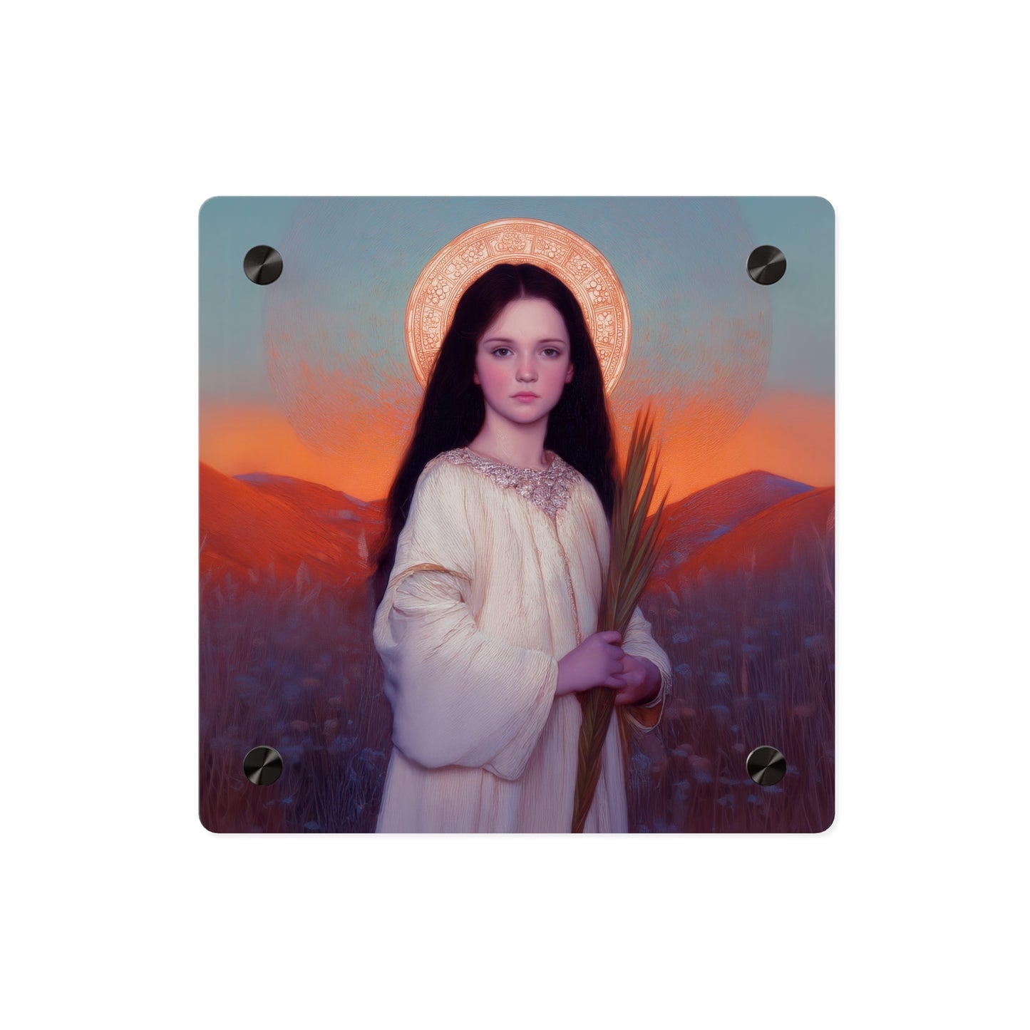 Saint Hope Wall Art Panel - Ready to Hang Acrylic Print - Catholic Saint Art - Patron Saint Print - Martyr of the Church Art