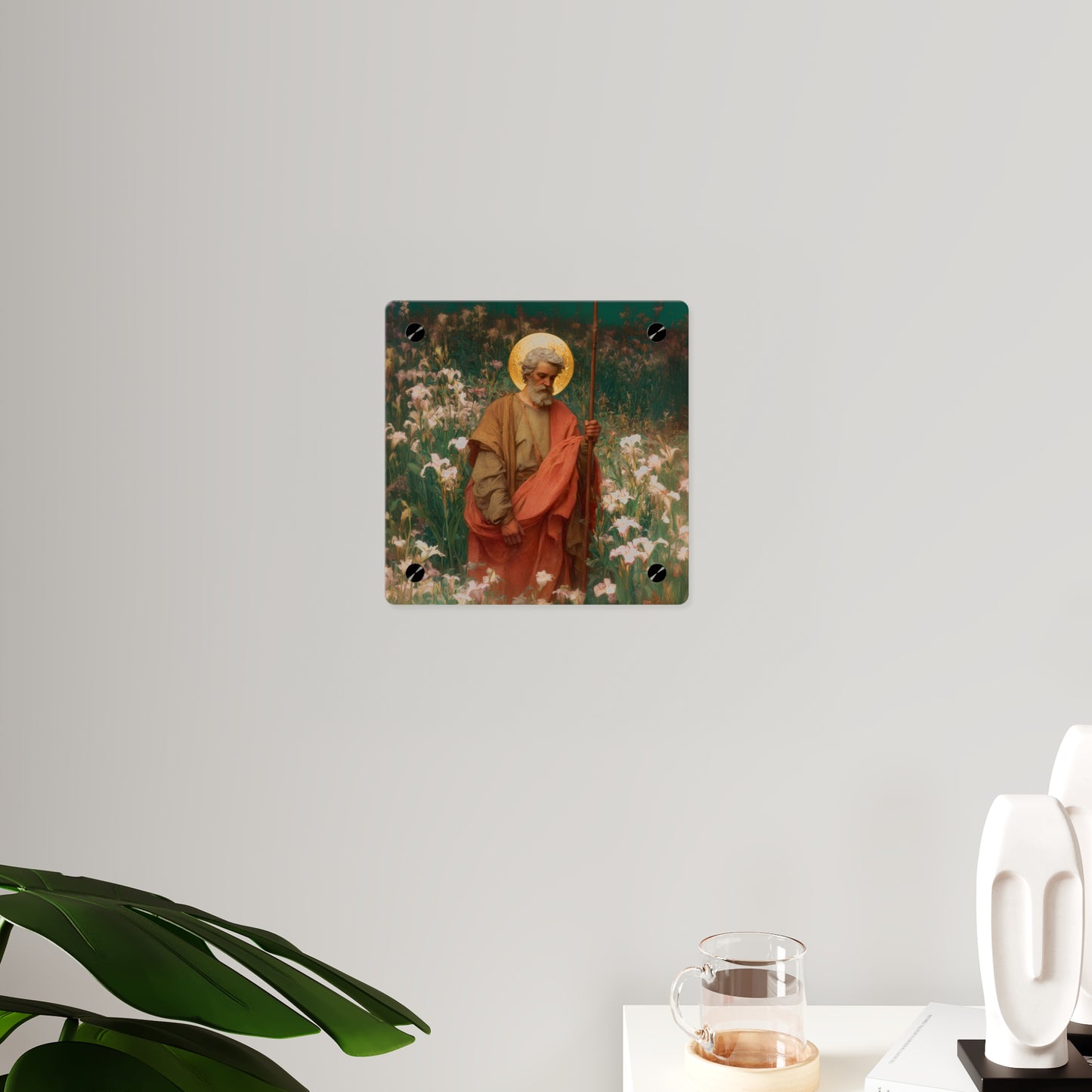 Saint James the Lesser Wall Art Panel - Ready to Hang Acrylic Print - Catholic Saint Art - Patron Saint Print - No Frame needed