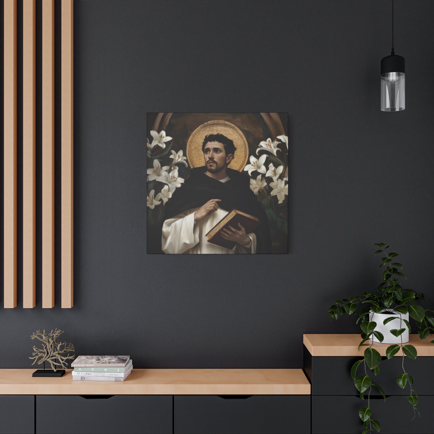 Saint Dominic - Museum Wrapped Canvas - Sanctified Souls Print - Religious Art for your Home - Catholic Patron Saint Art