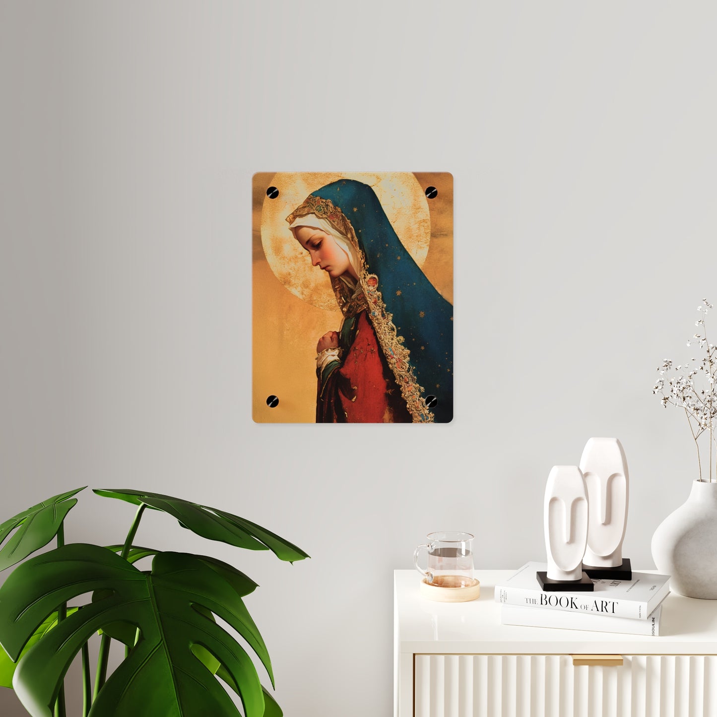 Our Lady of Mercy / Our Lady of Ransom Wall Art Panel - Ready to Hang Acrylic Print - Catholic Saint Art - Patron Saint Print - Mother Mary