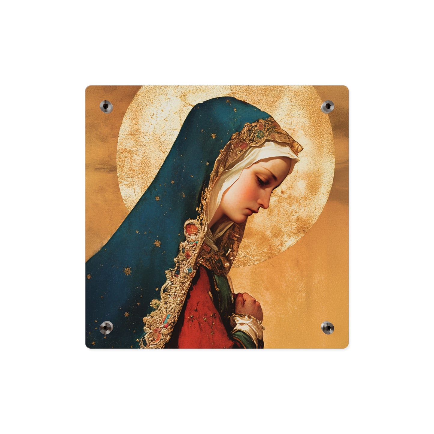 Our Lady of Mercy / Our Lady of Ransom Wall Art Panel - Ready to Hang Acrylic Print - Catholic Saint Art - Patron Saint Print - Mother Mary
