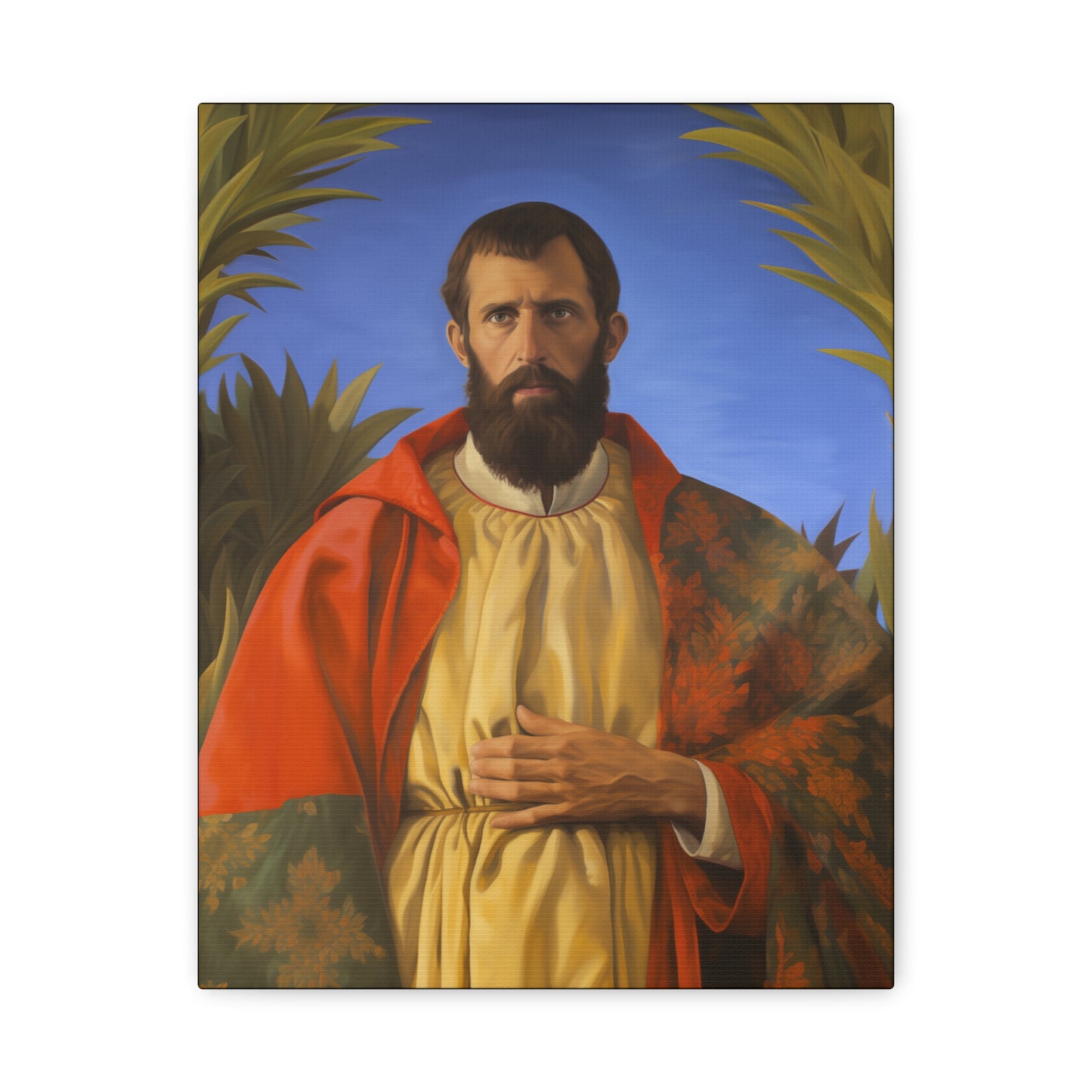 Saint Thomas the Apostle - Museum Wrapped Canvas - Sanctified Souls Print - Religious Art for your Home