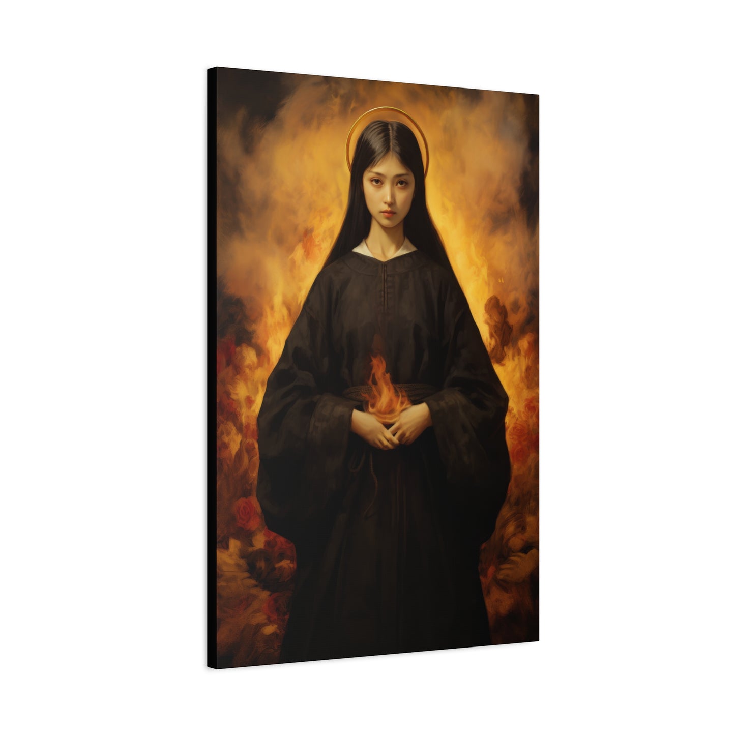 Blessed Mary Magdalen Kiota - Museum Wrapped Canvas - Print - Religious Art for your Home - Christian print - Prayer Room Catholic Saint