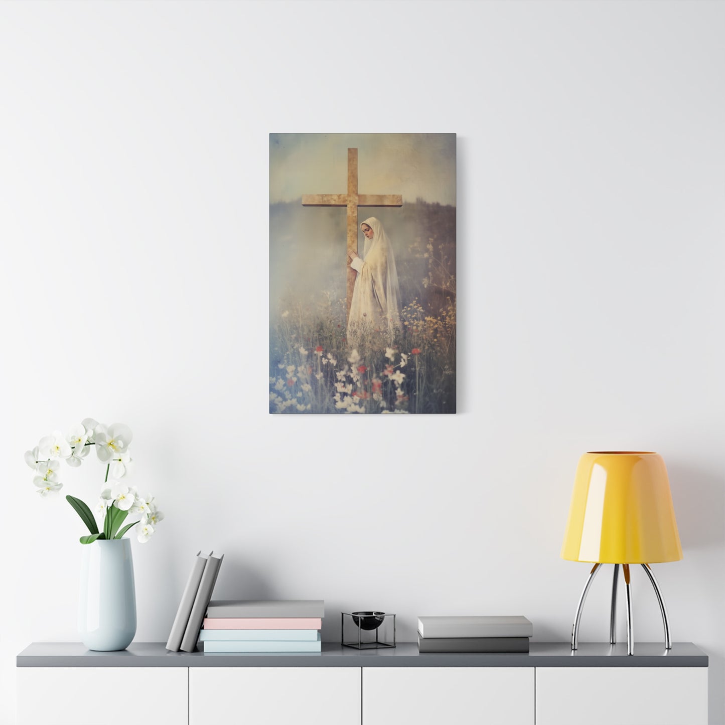 The Feast of the Exaltation of the Holy Cross - Multiple Sizes - Catholic Home art - Museum Wrapped Canvas - Sanctified Souls Print