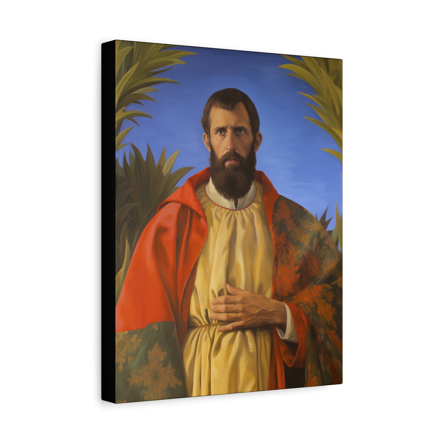 Saint Thomas the Apostle - Museum Wrapped Canvas - Sanctified Souls Print - Religious Art for your Home