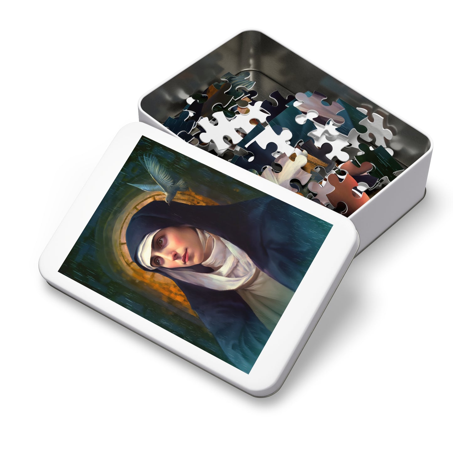 Saint Teresa of Avila - Puzzle and Keepsake Tin - Religious Jigsaw Puzzle (30, 110, 252, 500,1000-Piece) - Religious Puzzle