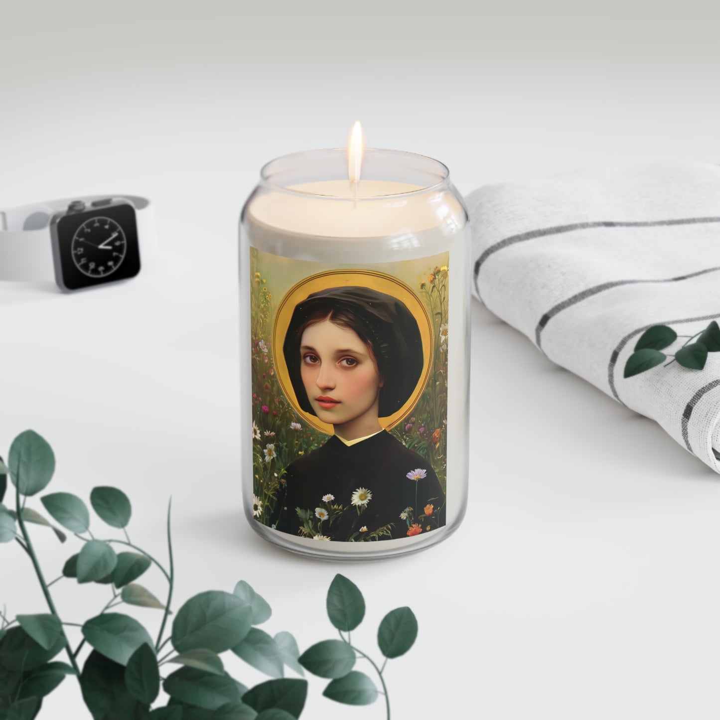 Saint Vincenza Gerosa - Scented Prayer Candle, 13.75oz - Candle - Catholic Art - prayer room Scented Candle - Religious gift