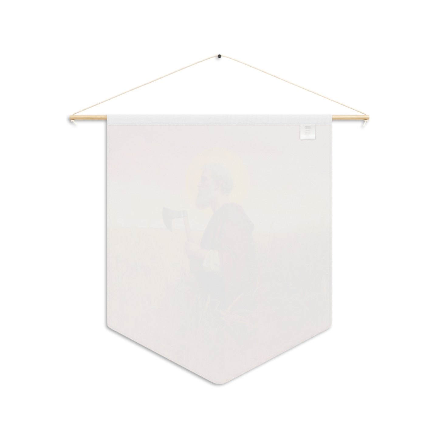 Saint Matthias Pennant / Banner / Wall Hanging - Prayer room art - 18" x 21" - Catholic - Large Banner