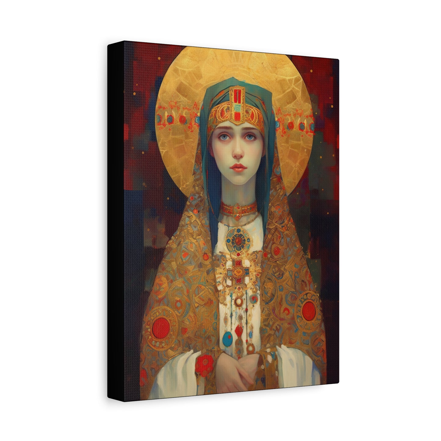Saint Anastasia of Sirmium - Museum Wrapped Canvas - Sanctified Souls Print - Religious Art for your Home