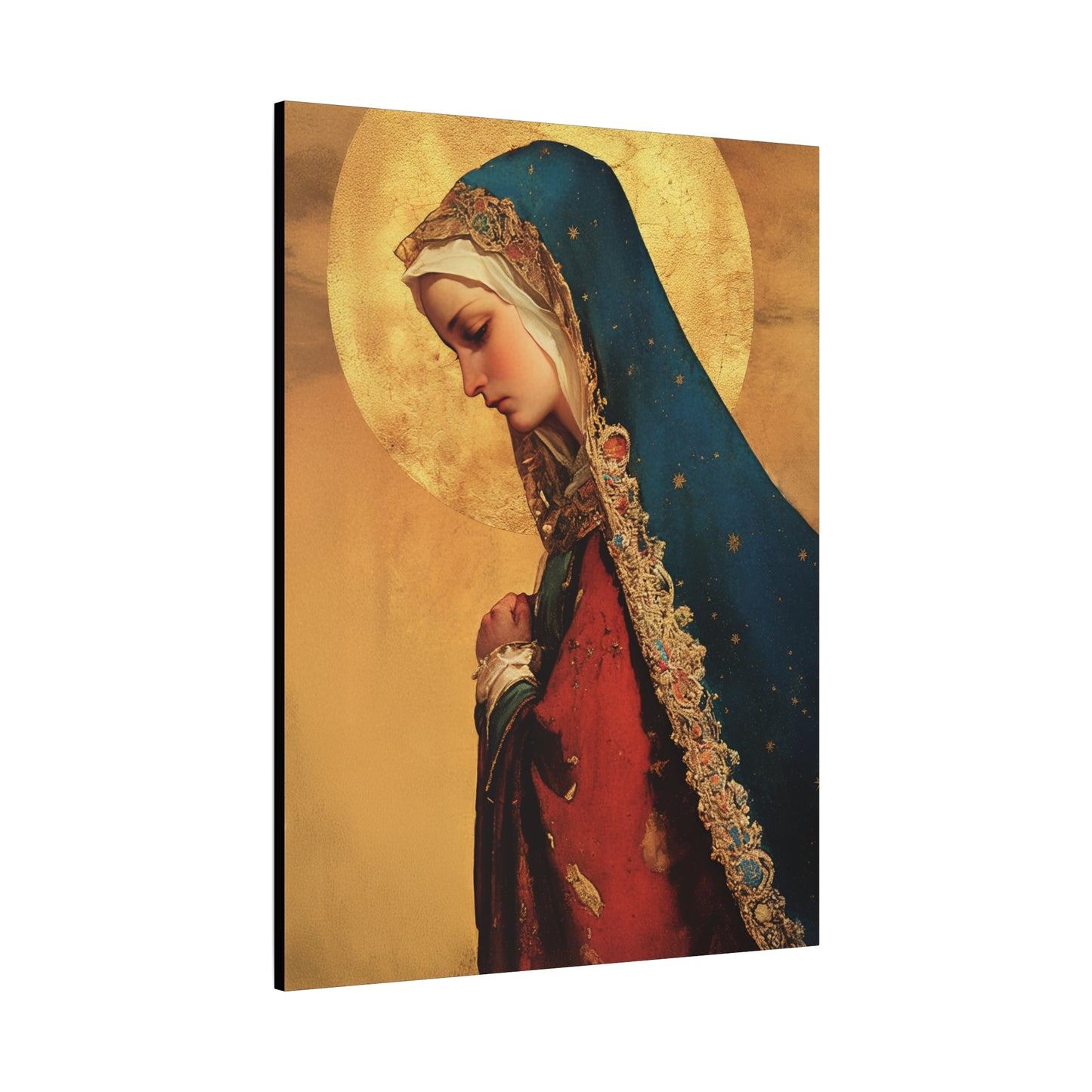 Our Lady of Mercy / Our Lady of Ransom - Multiple Sizes - Catholic Home art - Museum Wrapped Canvas - Sanctified Souls Print - Mother Mary