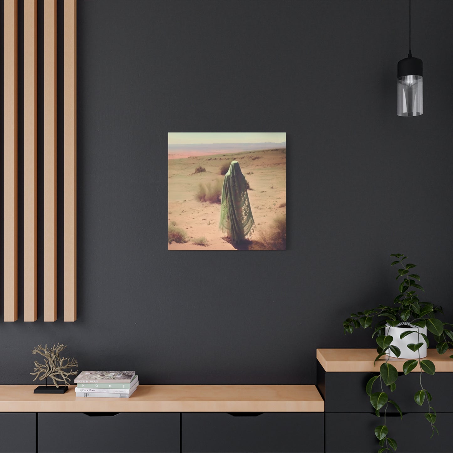 Saint Theodora of Alexandria - Museum Wrapped Canvas - Sanctified Souls Print - Desert Mothers Series - Fine art Print - Religiou