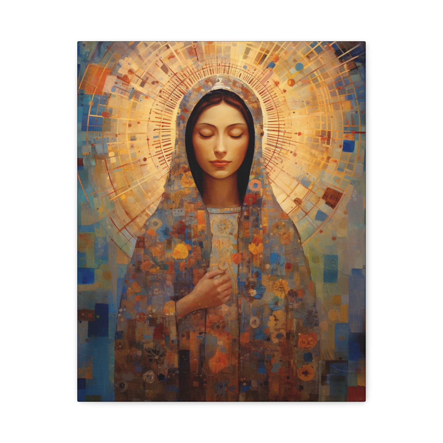 The Virgin of the Americas : Our Lady of Guadalupe Museum Wrapped Canvas Print - Multiple Sizes - Catholic Home art