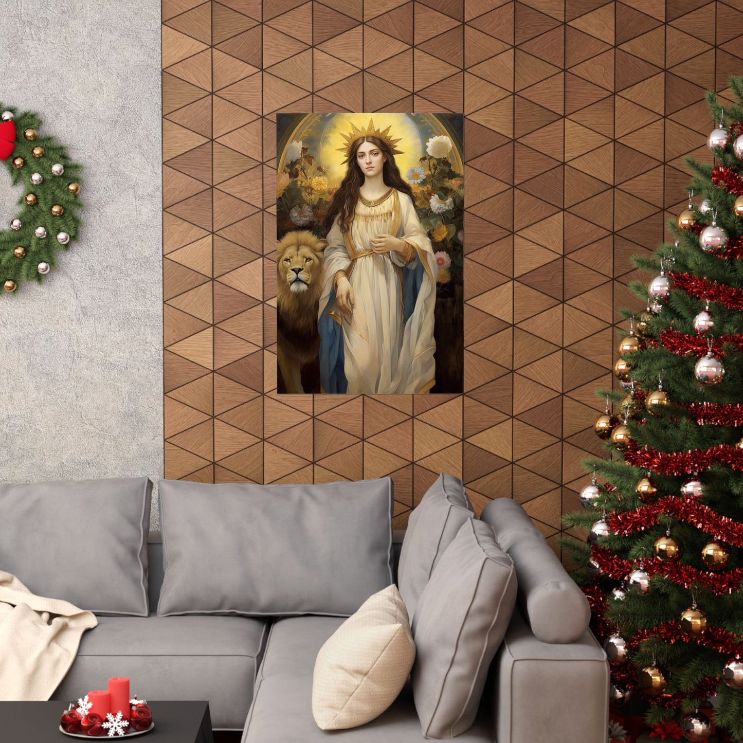 Saint Thecla - Sanctified Souls Print - Multiple Sizes - Premium Matte Vertical Posters