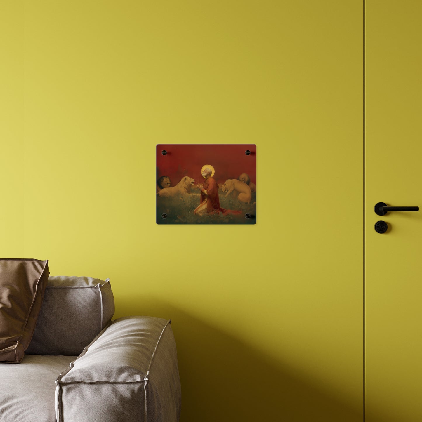 Saint Ignatius of Antioch Wall Art Panel - Ready to Hang Acrylic Print - Catholic Saint Art - Patron Saint Print - No Frame needed