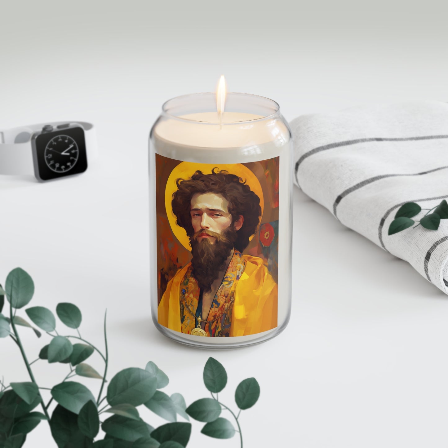Saint James the Greater - Scented Prayer Candle, 13.75oz - Tall Size - Religious Prayer Candle - Catholic Art - Religious Gift - Fine Art