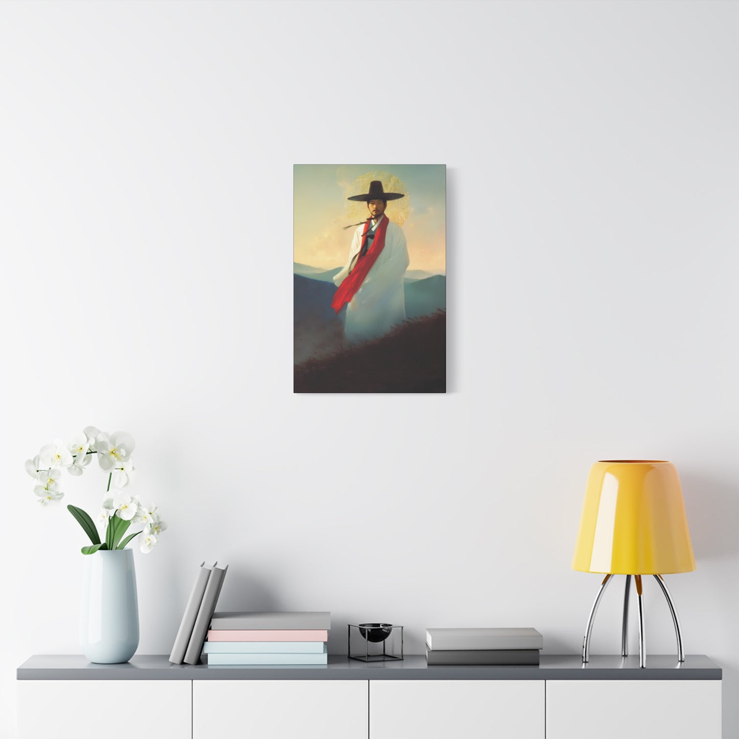 Saint Andrew Kim Taegon - Multiple Sizes - Catholic Home art - Museum Wrapped Canvas - Sanctified Souls Print - Martyr Saint