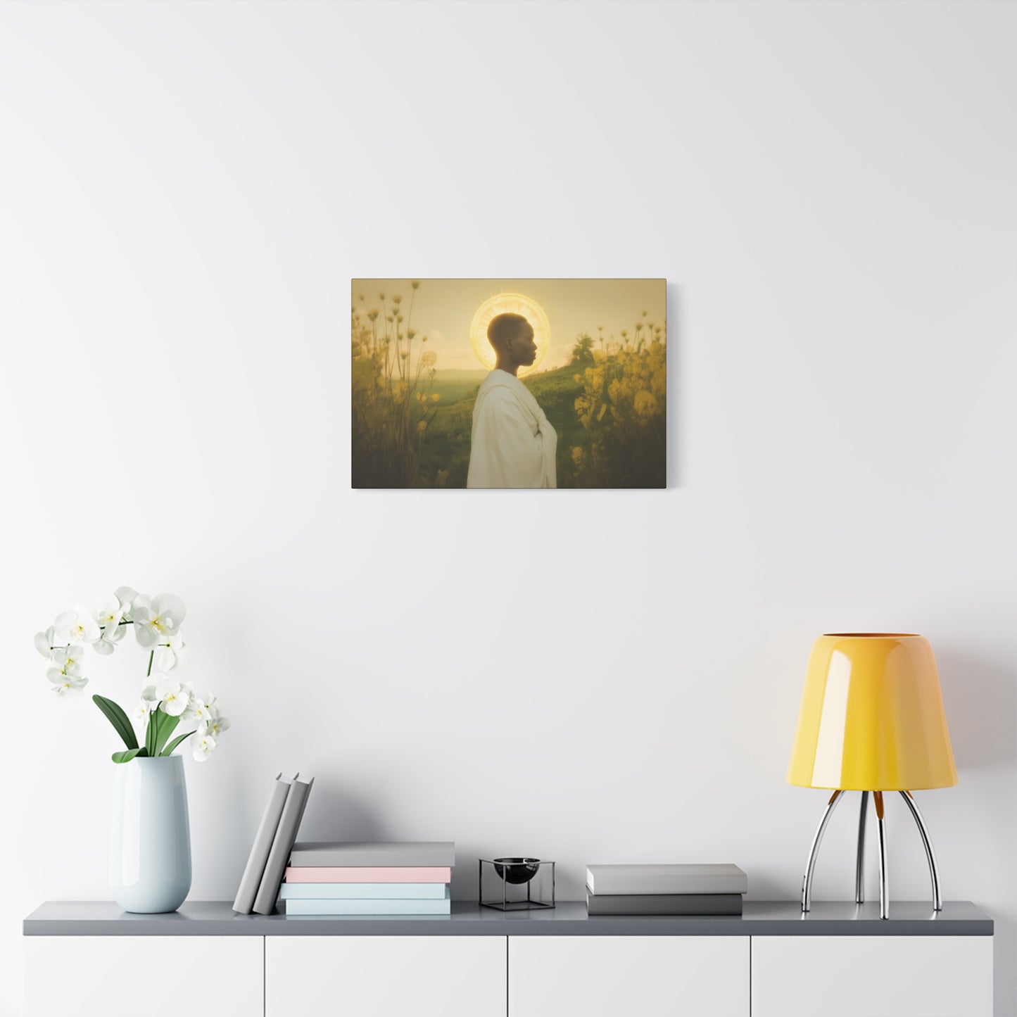 Saint Charles Lwanga - Museum Wrapped Canvas - Sanctified Souls Print - Religious Art for your Home - Catholic Patron Saint Art