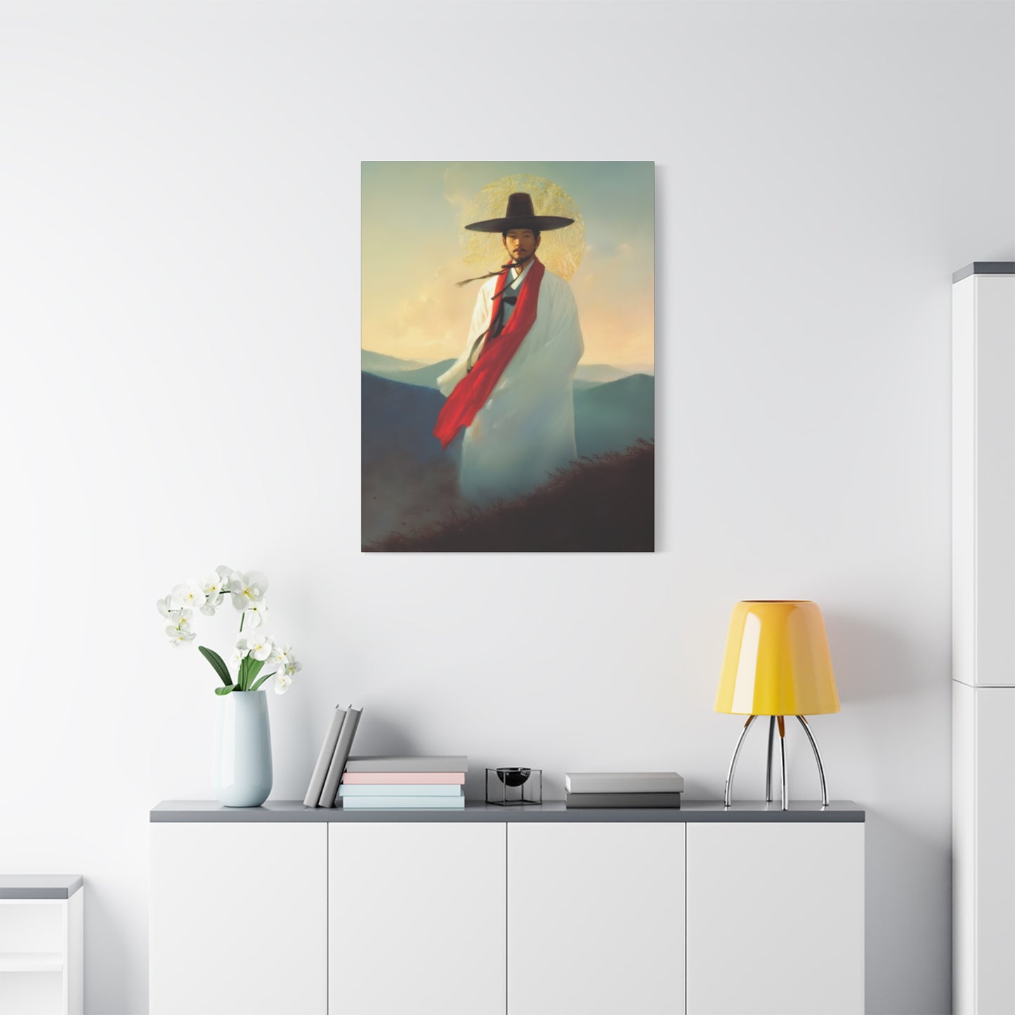 Saint Andrew Kim Taegon - Multiple Sizes - Catholic Home art - Museum Wrapped Canvas - Sanctified Souls Print - Martyr Saint