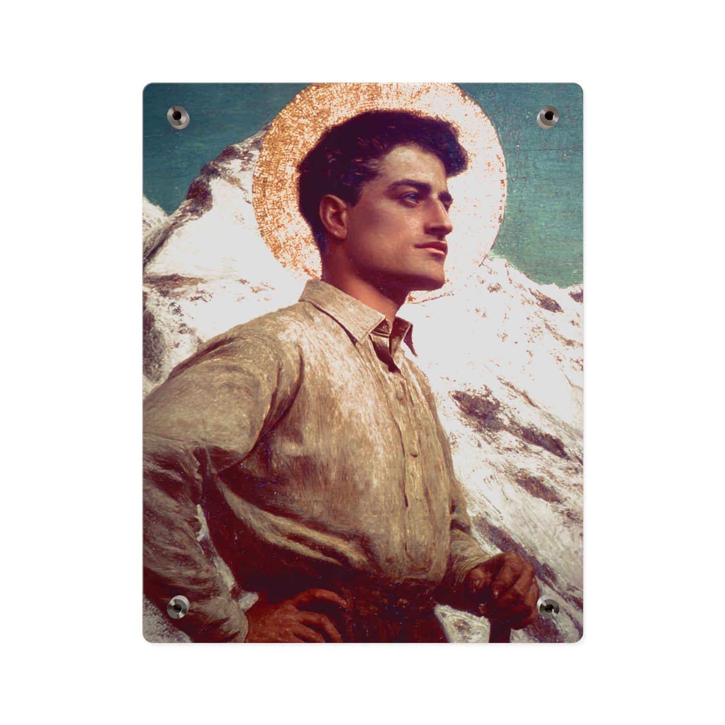 Saint Pier Giorgio Frassati Wall Art Panel - Ready to Hang Acrylic Print - Catholic Saint Art - Patron Saint Print - No Frame needed