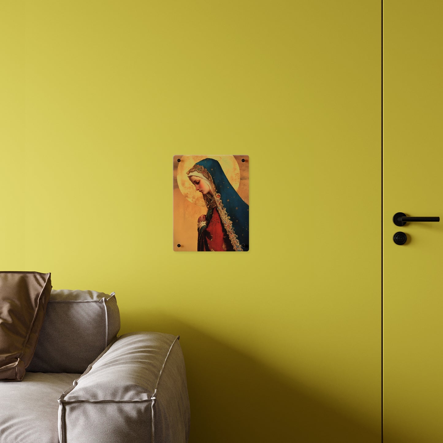 Our Lady of Mercy / Our Lady of Ransom Wall Art Panel - Ready to Hang Acrylic Print - Catholic Saint Art - Patron Saint Print - Mother Mary