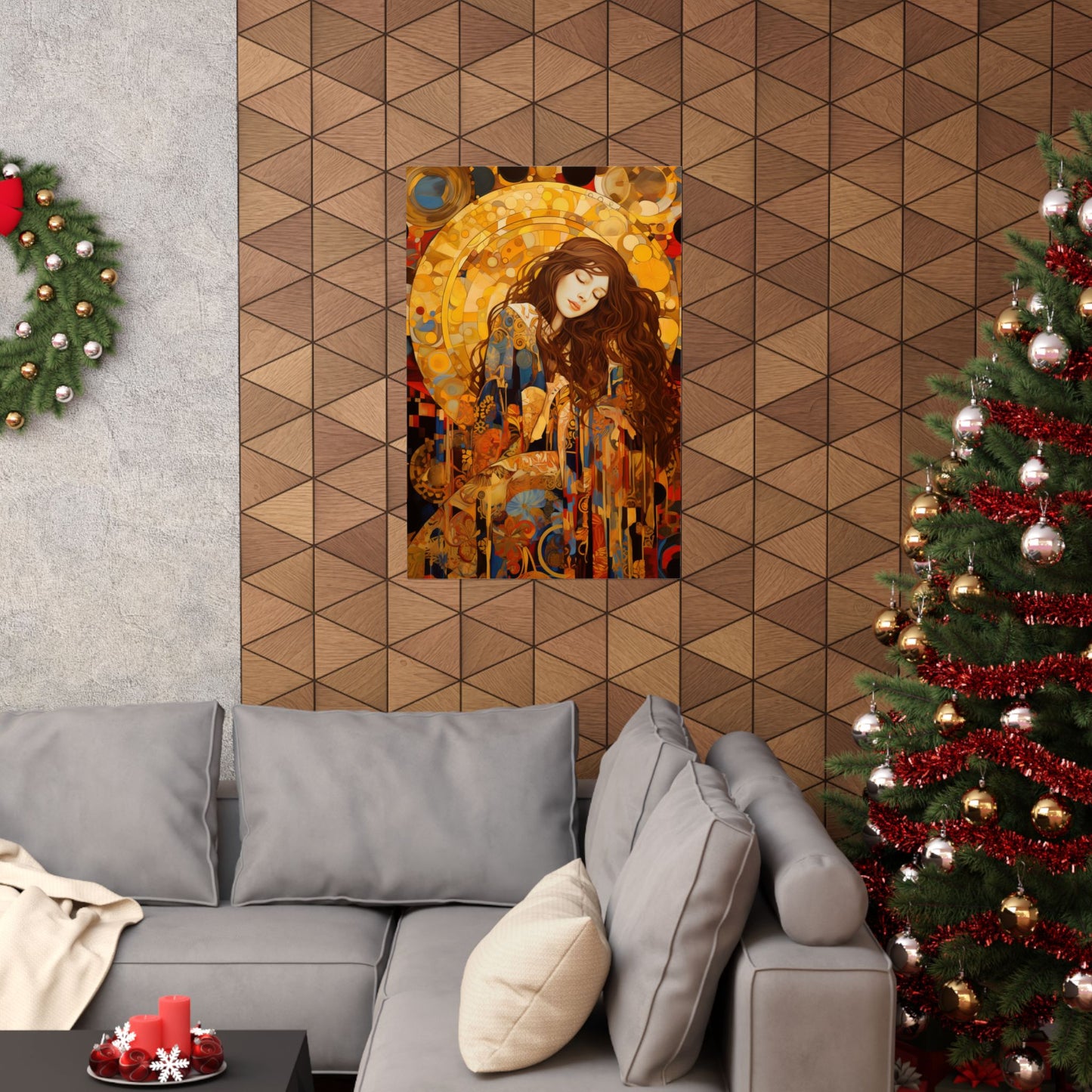 Embodied Grace: Mary Magdalene's Resilience Print - Sanctified Souls Print - Multiple Sizes - Premium Matte Vertical Posters