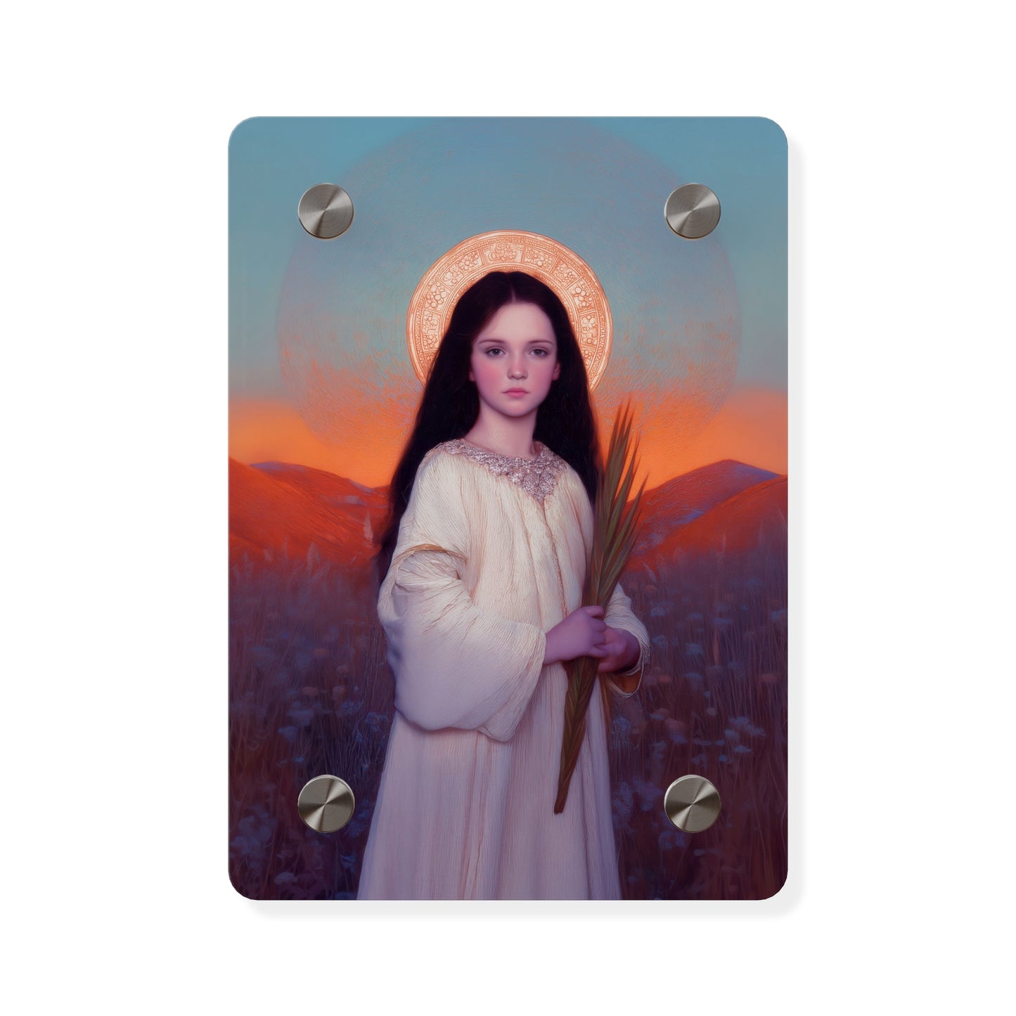 Saint Hope Wall Art Panel - Ready to Hang Acrylic Print - Catholic Saint Art - Patron Saint Print - Martyr of the Church Art
