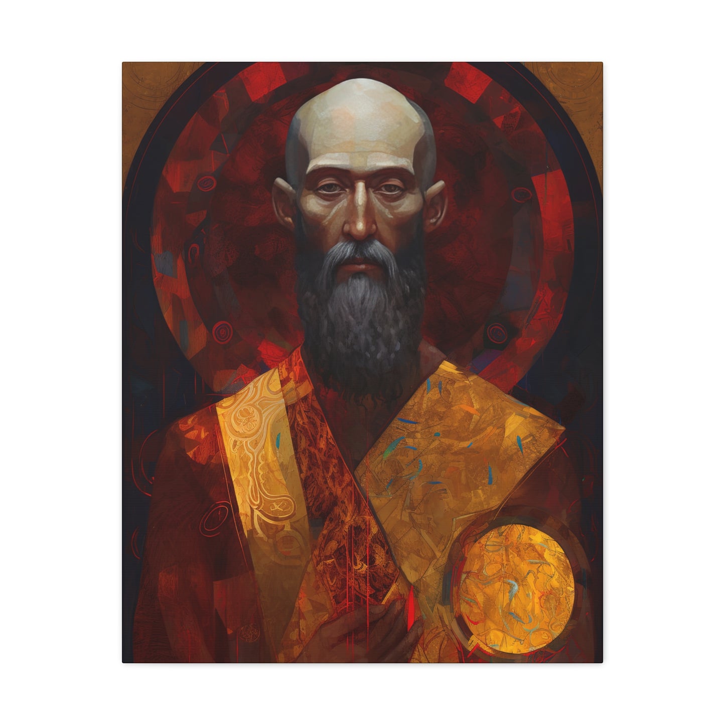 Saint Bartholomew Canvas Print - Multiple Sizes - Catholic Home art - Museum Wrapped Canvas - Sanctified Souls Print
