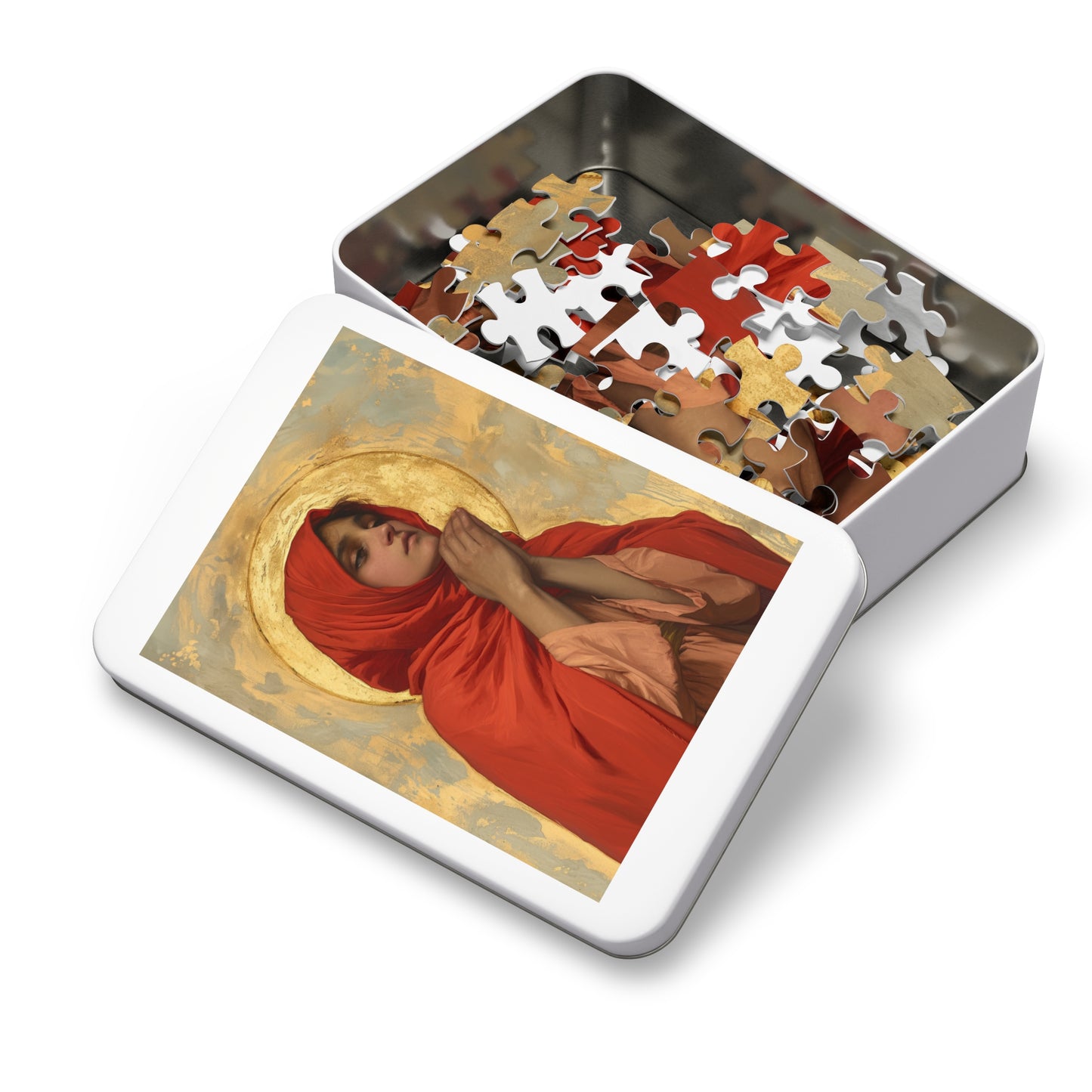 Saint Laura of Cordoba - Puzzle and Keepsake Tin - Religious (30, 110, 252, 500,1000) - Religious Puzzle - Gifts Catholic