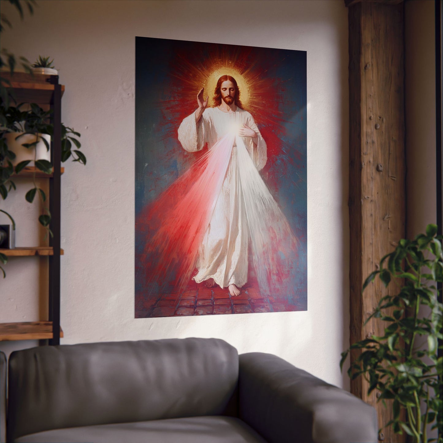 The Divine Mercy - Our Lord Jesus Christ - Sanctified Souls Print - Multiple Sizes - Premium Matte Vertical Posters