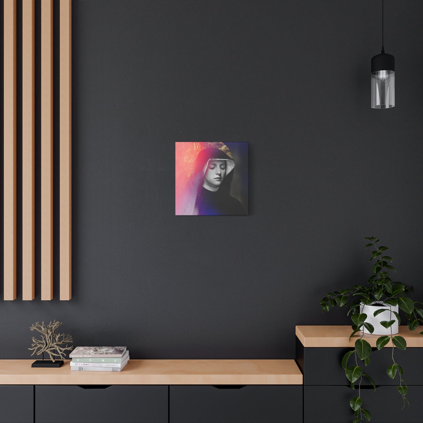 Saint Faustina Kowalska - Museum Wrapped Canvas - Sanctified Souls Print - Religious Art for your Home