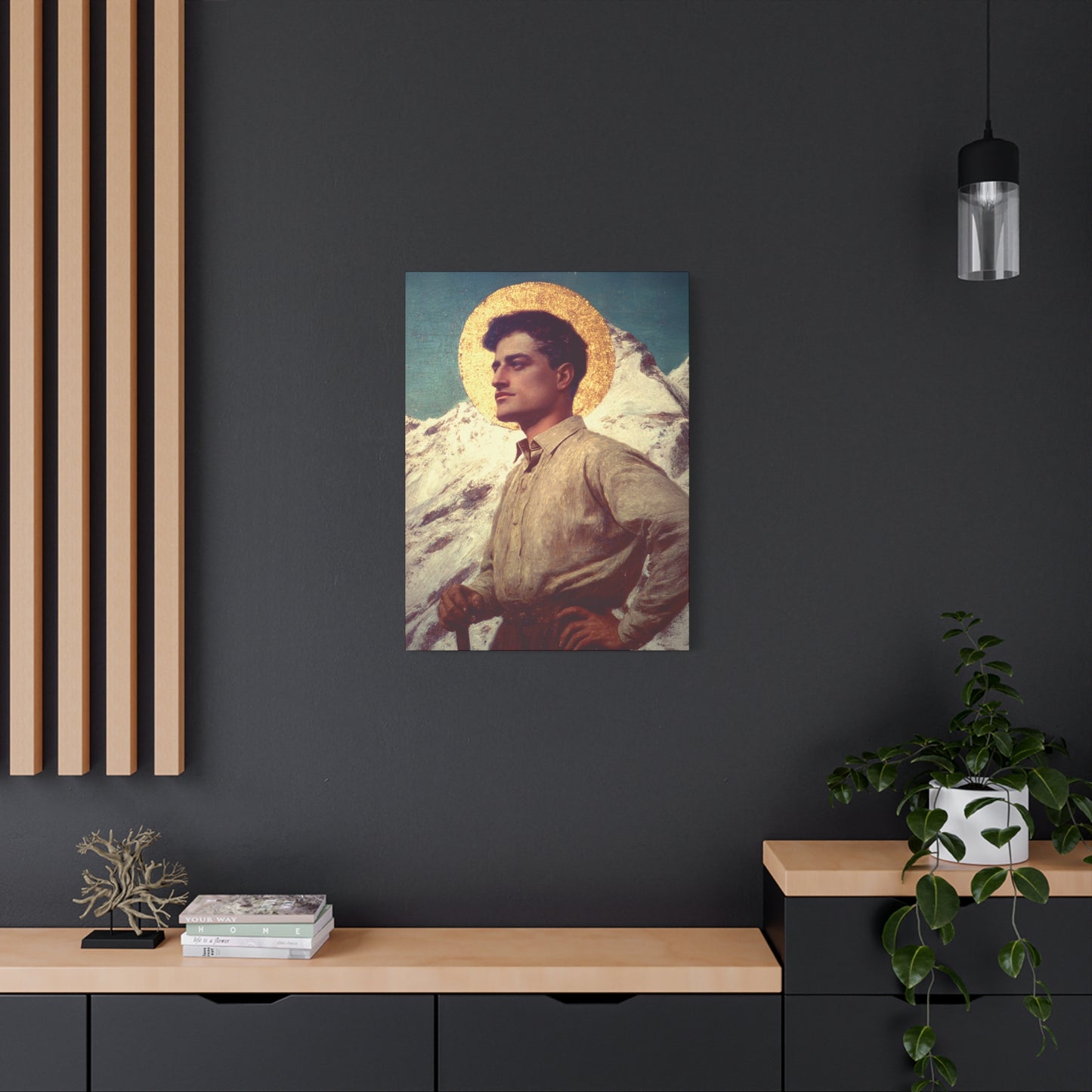 Saint Pier Giorgio Frassati - Museum Wrapped Canvas - Sanctified Souls Print - Religious Art for your Home - Catholic Patron Saint Art