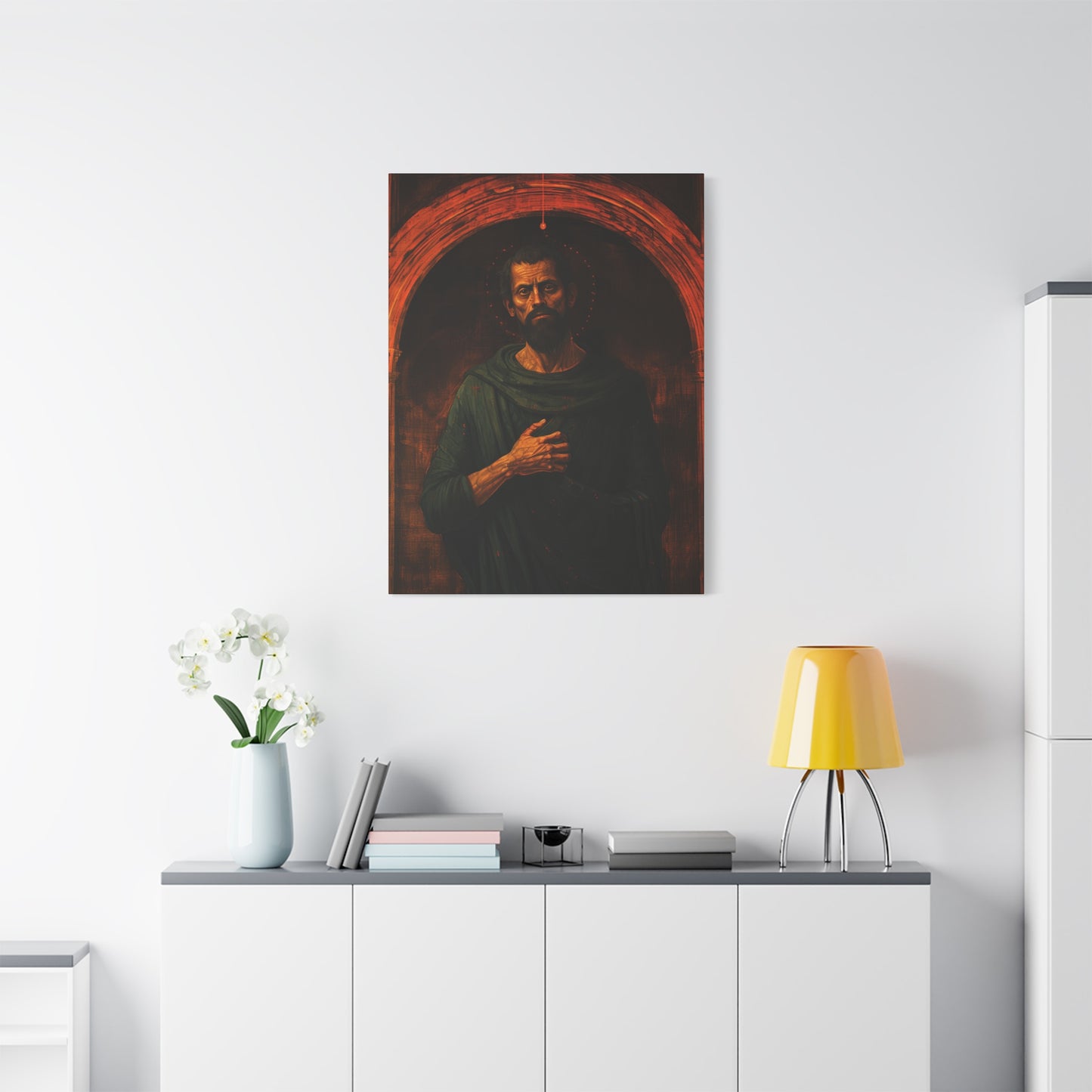 Saint Bartholomew Canvas Print - Multiple Sizes - Catholic Home art - Museum Wrapped Canvas - Sanctified Souls Print