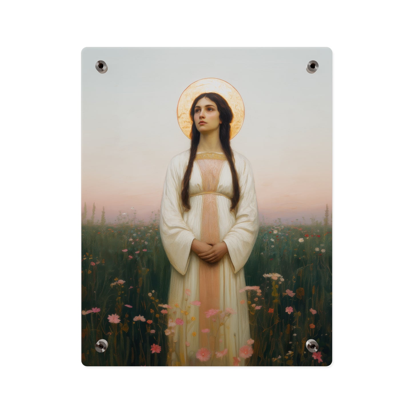 Saint Sabina Wall Art Panel - Ready to Hang Acrylic Print - Catholic Saint Art - Patron Saint Print - No Frame needed