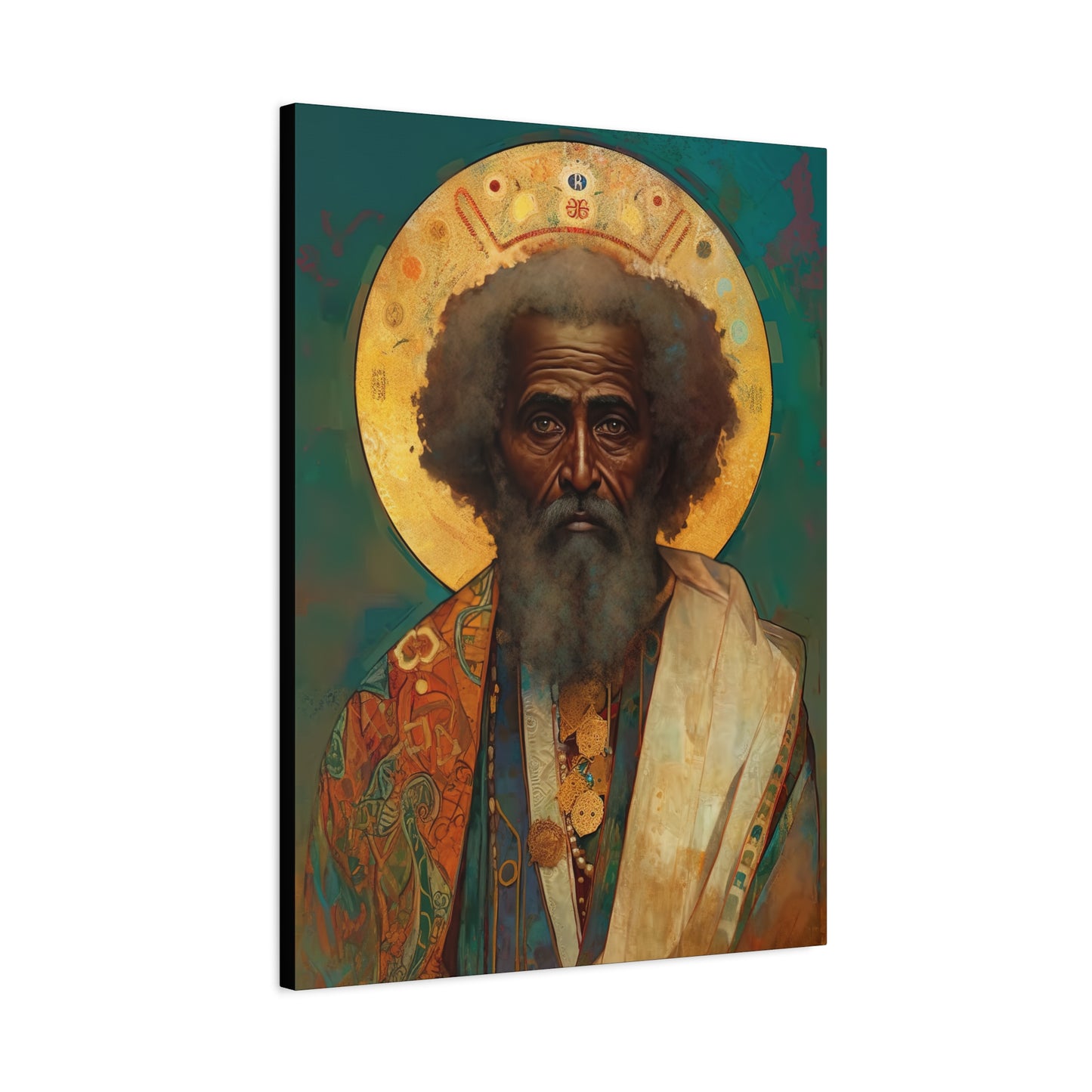 Saint Moses - Museum Wrapped Canvas - Sanctified Souls Print - Religious Art for your Home